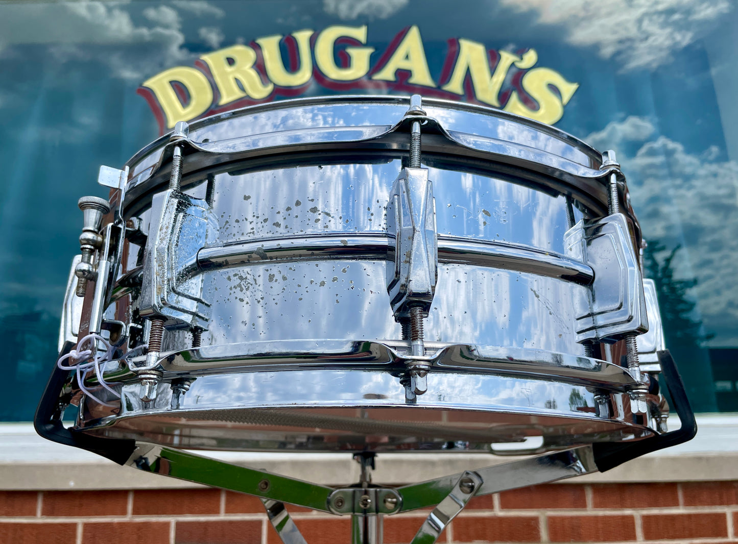 1964 Ludwig 5x14 LM400 Supraphonic Snare Drum w/ COB Hoops