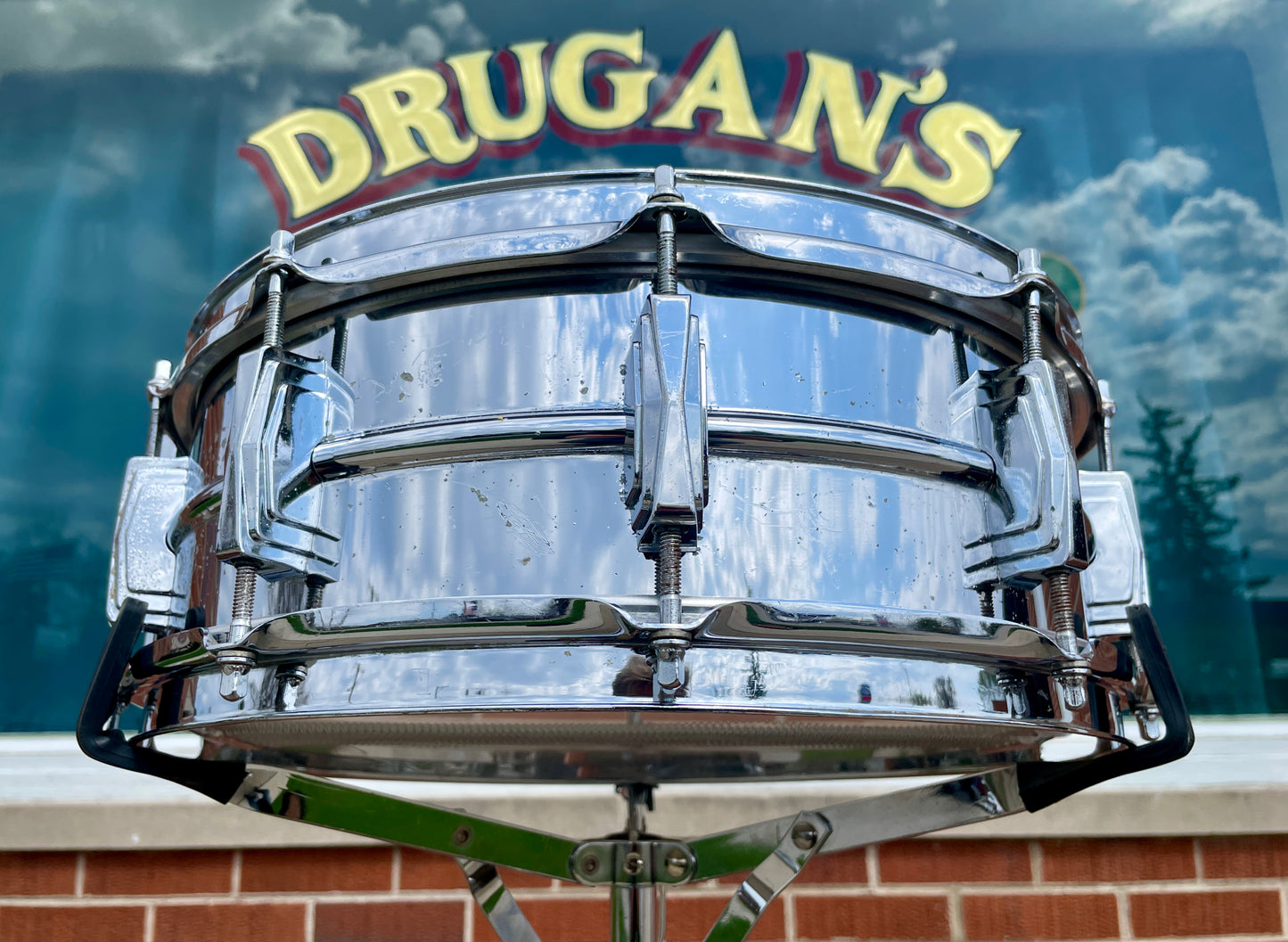 1964 Ludwig 5x14 LM400 Supraphonic Snare Drum w/ COB Hoops