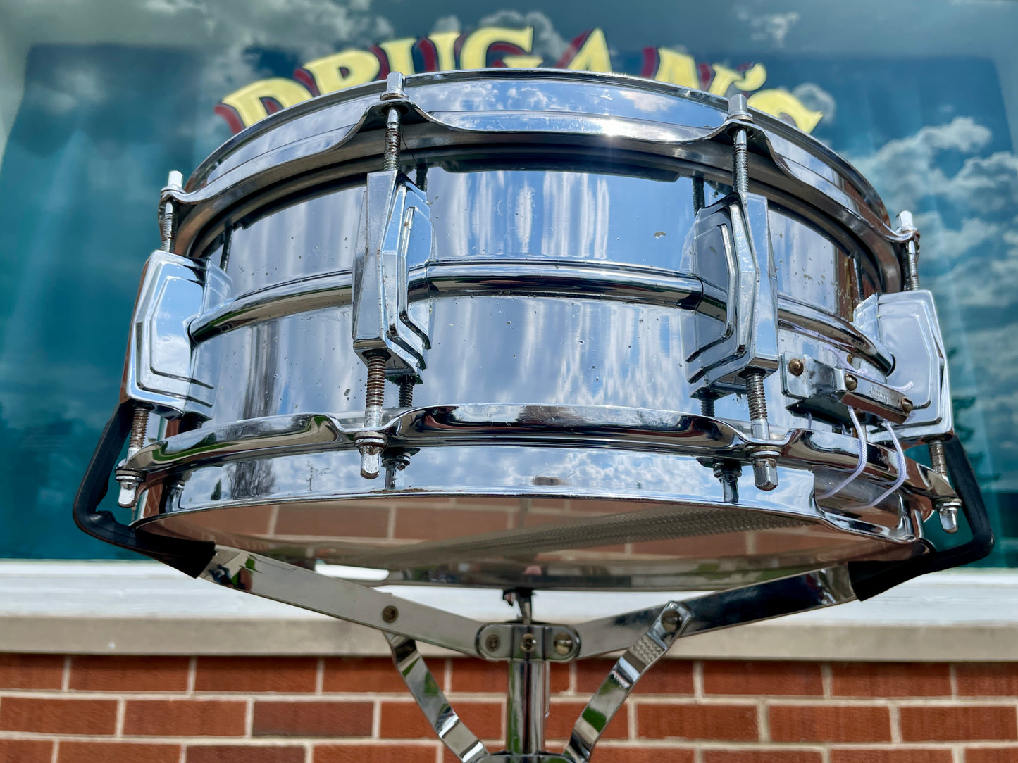 1964 Ludwig 5x14 LM400 Supraphonic Snare Drum w/ COB Hoops