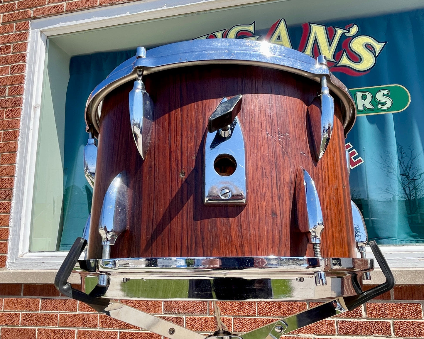 1960s Sonor Teardrop 9x13 Tom Drum Rosewood