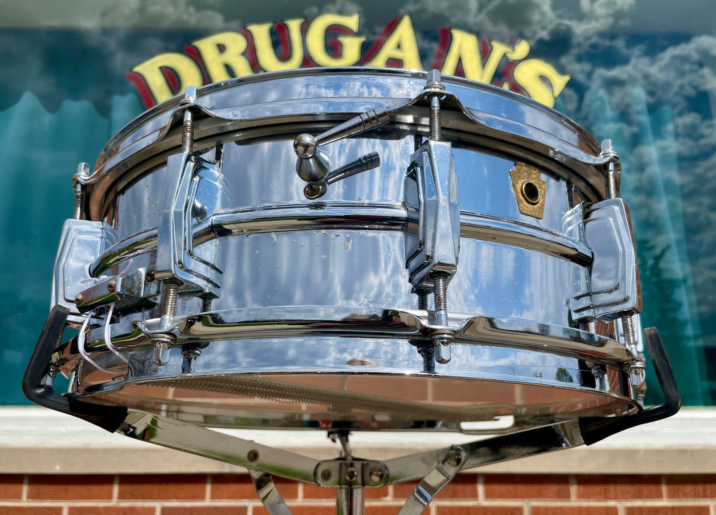 1964 Ludwig 5x14 LM400 Supraphonic Snare Drum w/ COB Hoops