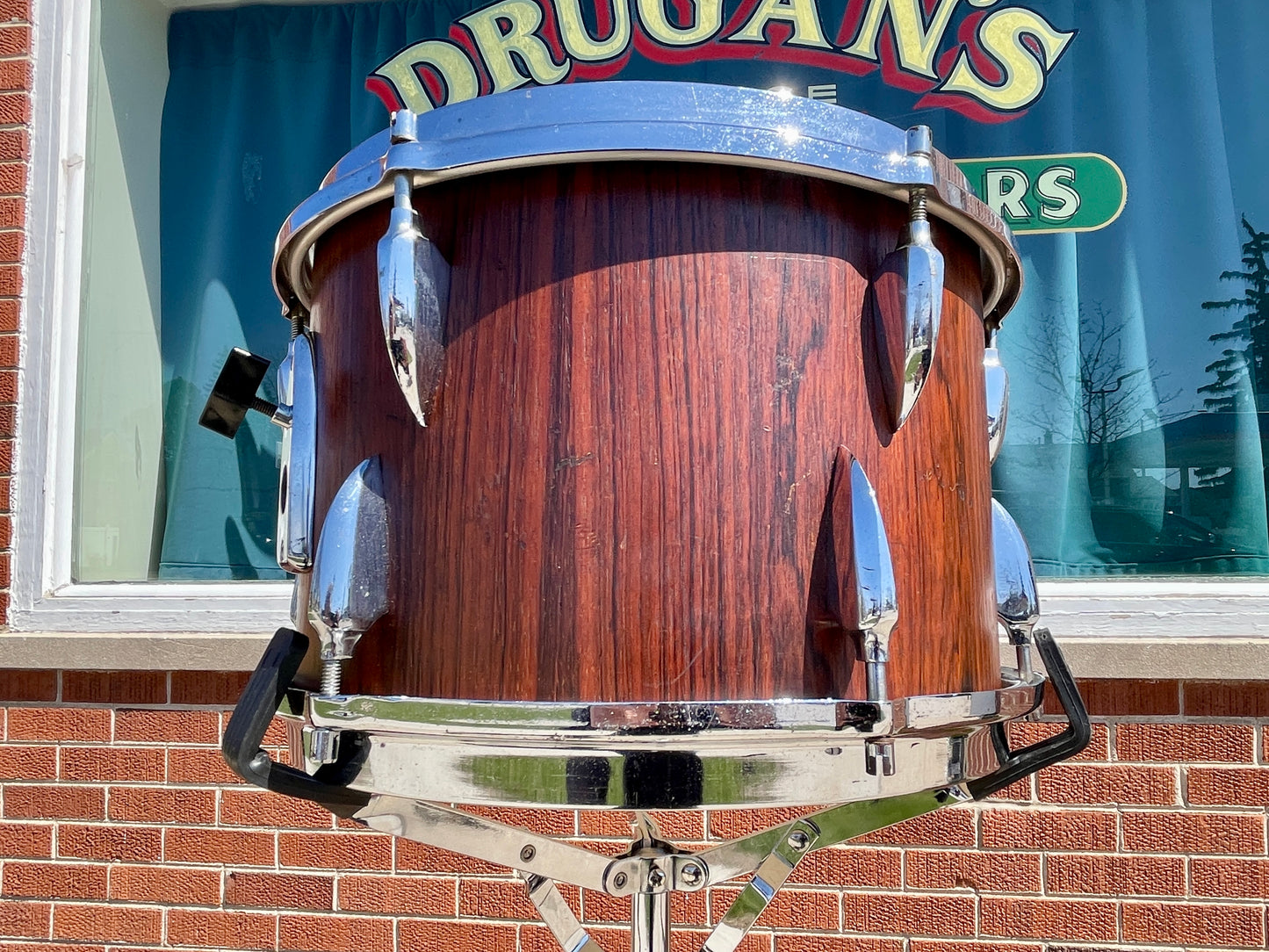 1960s Sonor Teardrop 9x13 Tom Drum Rosewood