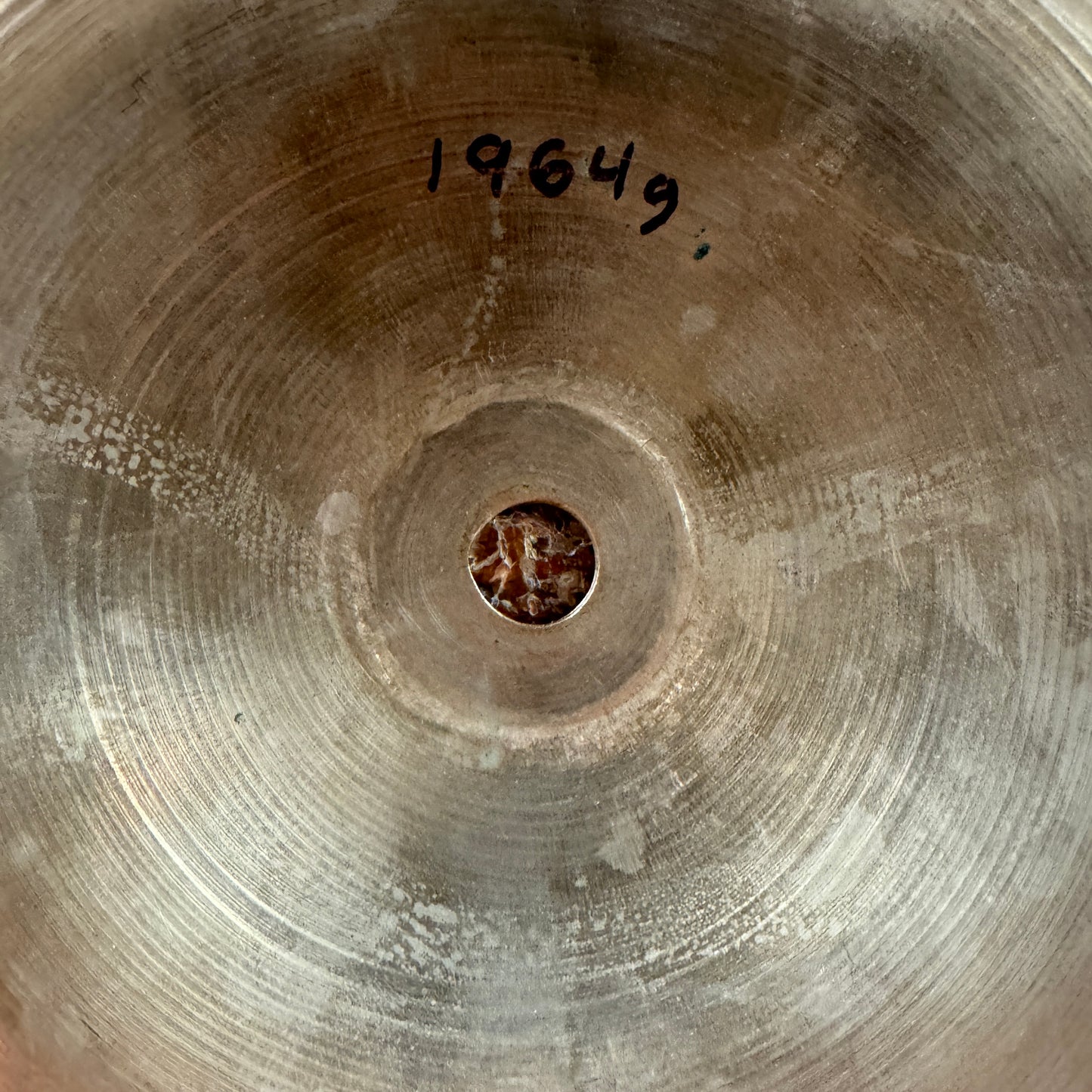 20" Zildjian A 1950s Small Stamp Sizzle Ride Cymbal w/ Rivets 1964g *Video Demo*