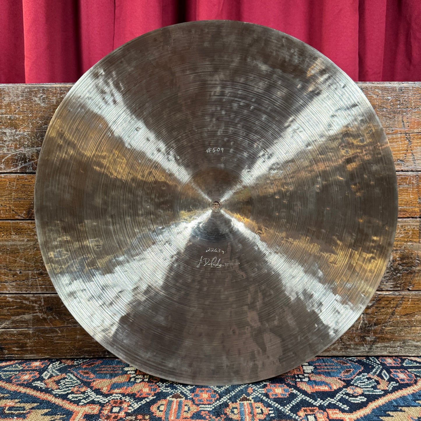 20" JD Sagurton Custom Cymbals Sanded Ride Cymbal 2263g *Video Demo*