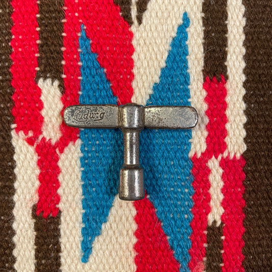 1950s/1960s Transition Ludwig Nickel Plated Script Logo Drum Key