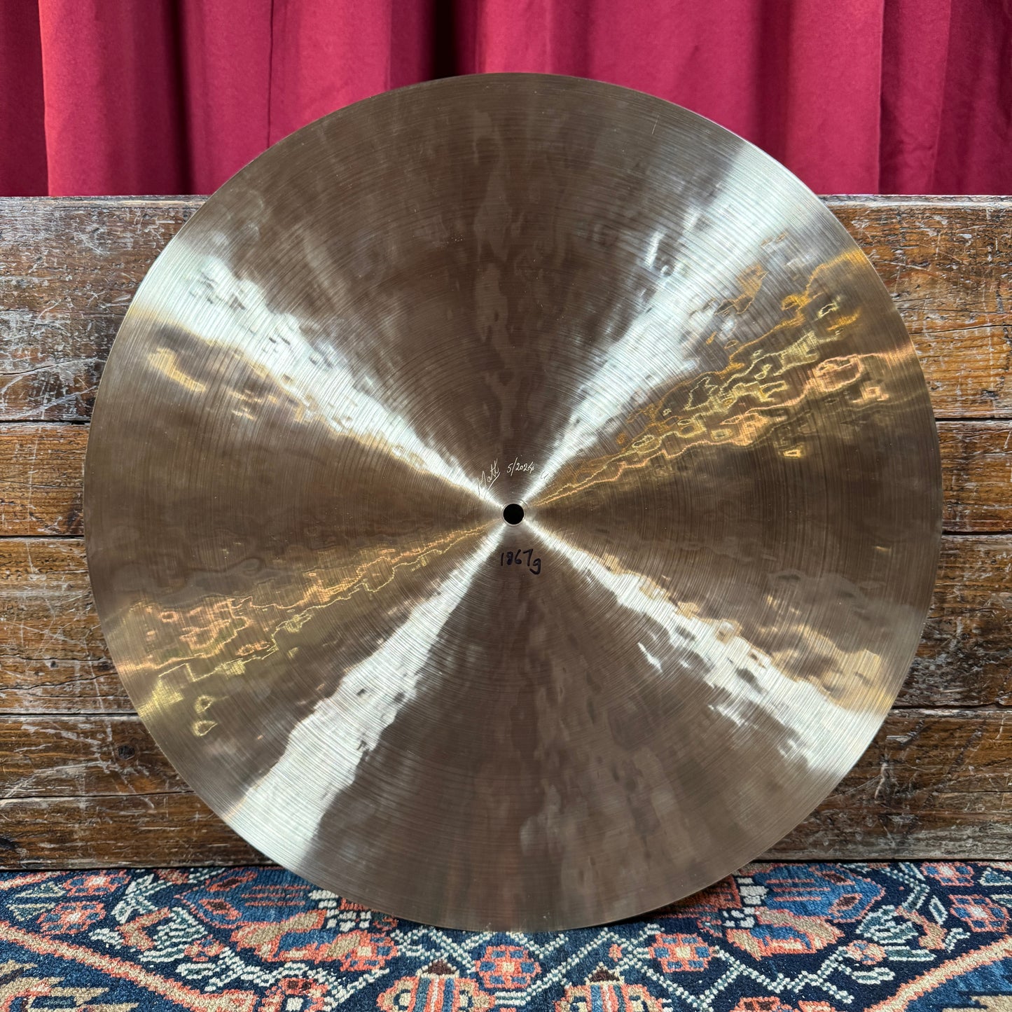 20" Matt Nolan Custom Unicorn Flat Ride Cymbal 1867g