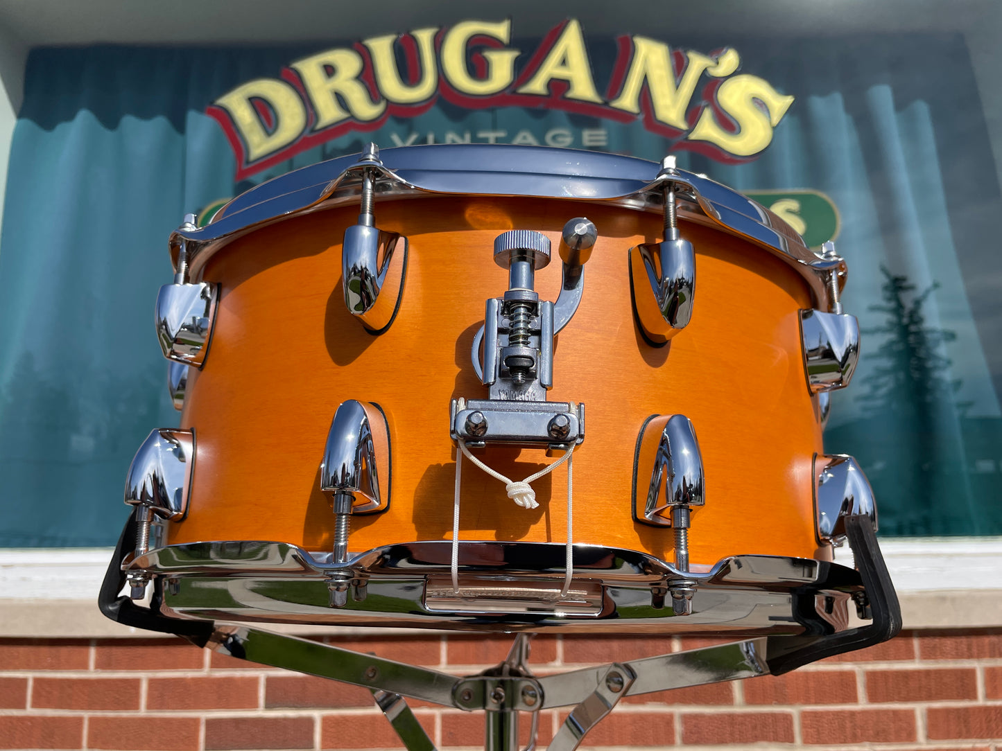 Yamaha TMS−1465CRS Tour Custom Maple 6.5x14 Snare Drum Caramel Satin