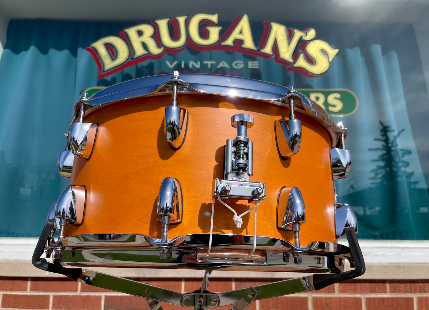 Yamaha TMS−1465CRS Tour Custom Maple 6.5x14 Snare Drum Caramel Satin