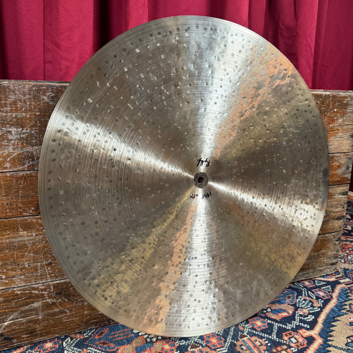 22" Hayden Custom Cymbals Union Ride Cymbal 2461g *Video Demo*