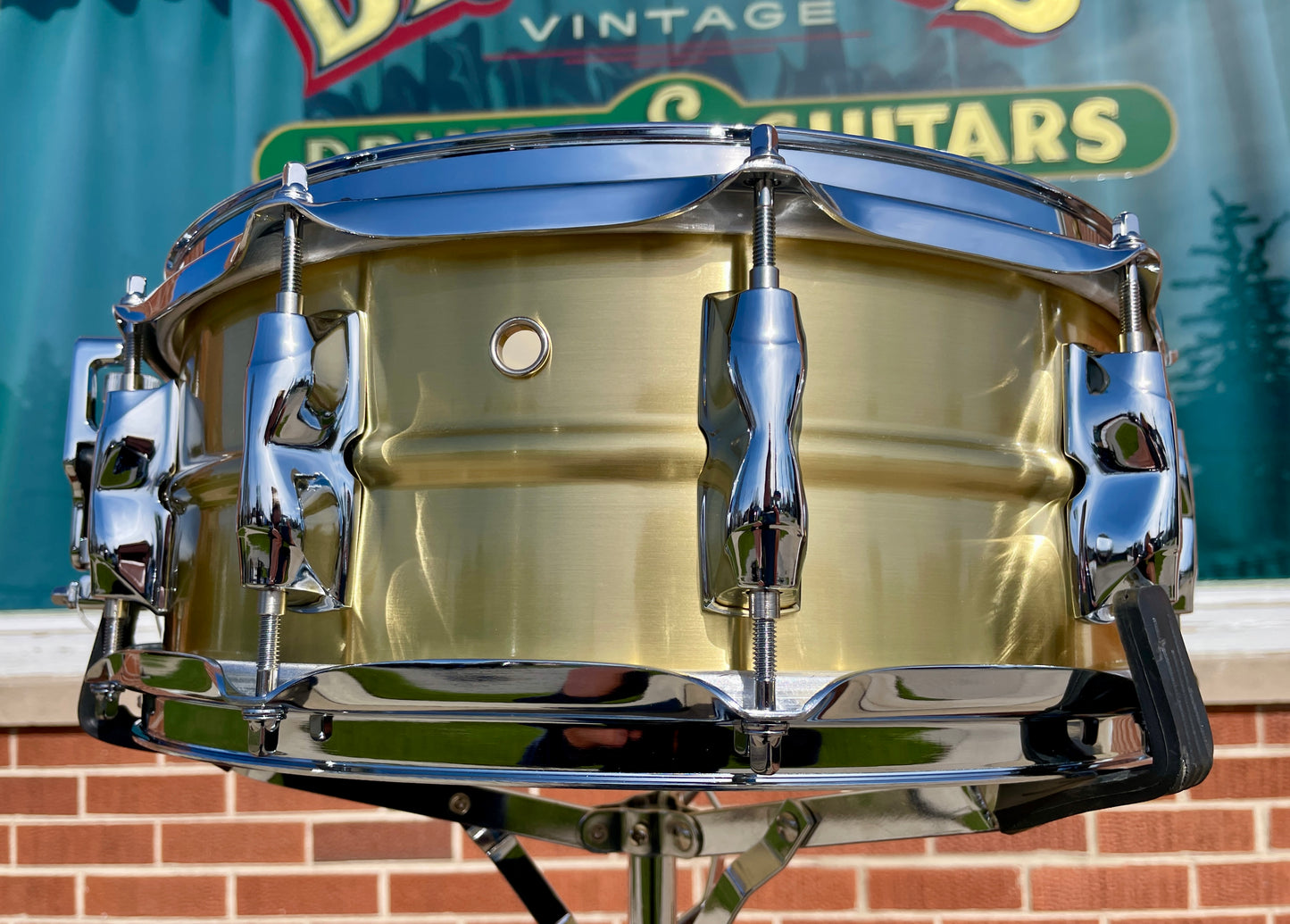 Yamaha RRS-1455 Recording Custom Brass 5.5x14 Snare Drum