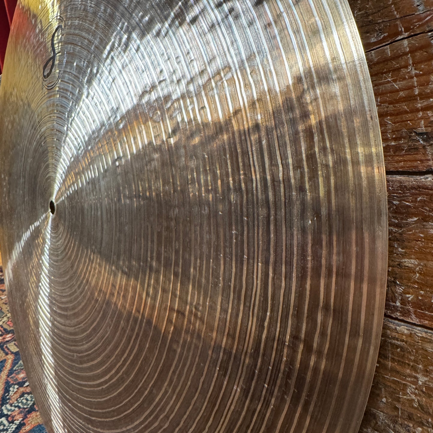 22" Seifried Cymbals Flat Ride Cymbal 2446g BL86  *Video Demo*