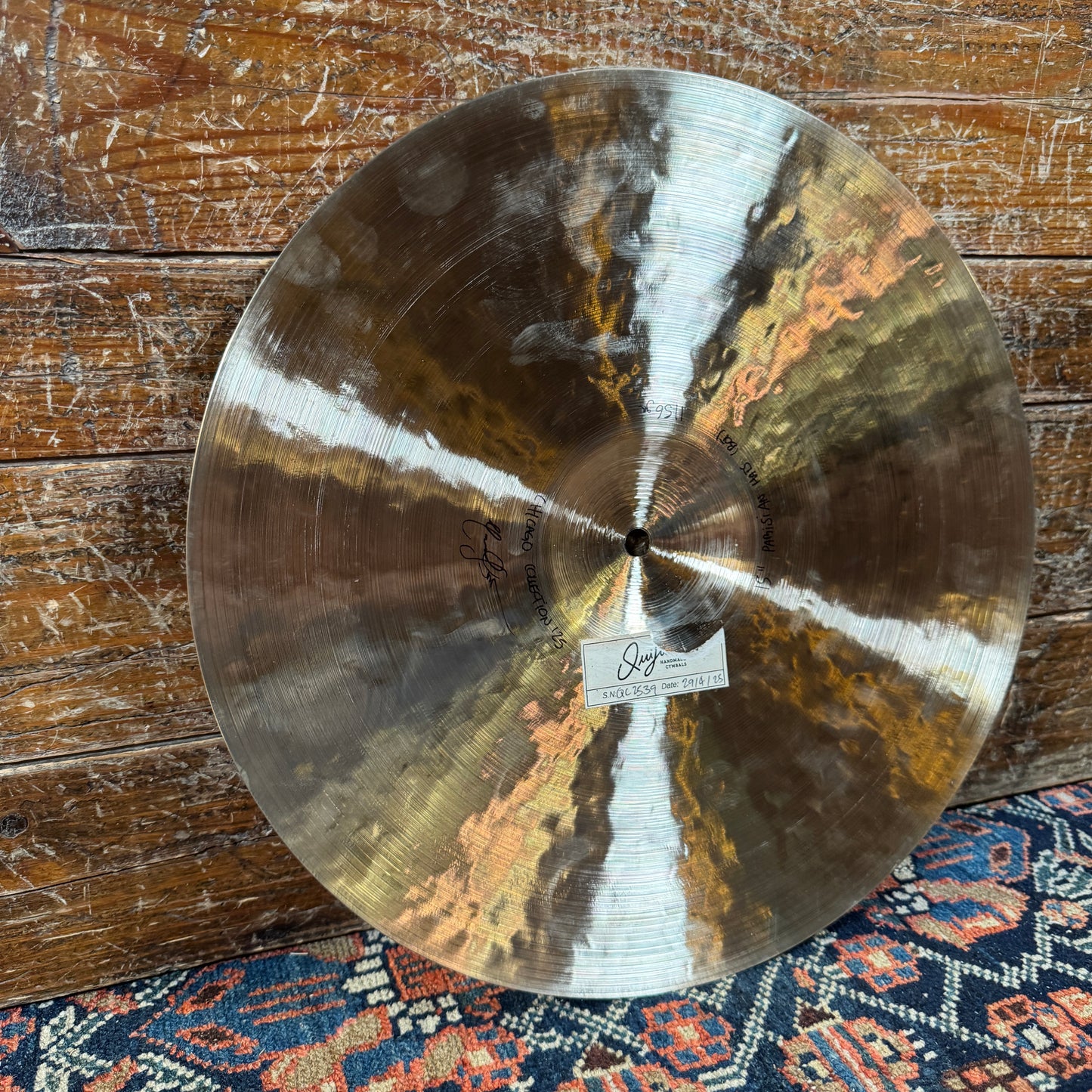 15" Quijano Parisian Hi-Hat Cymbal Pair 955g/1156g *Video Demo*