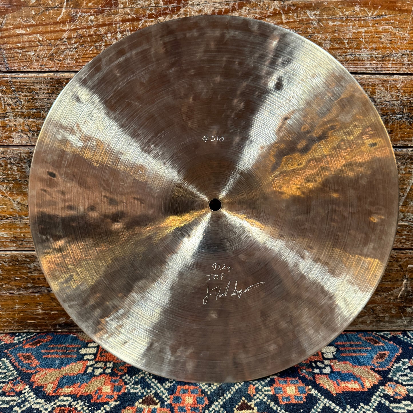 14" JD Sagurton Custom Cymbals Jazz Hi-Hat Cymbal Pair 922g/1044g *Video Demo*