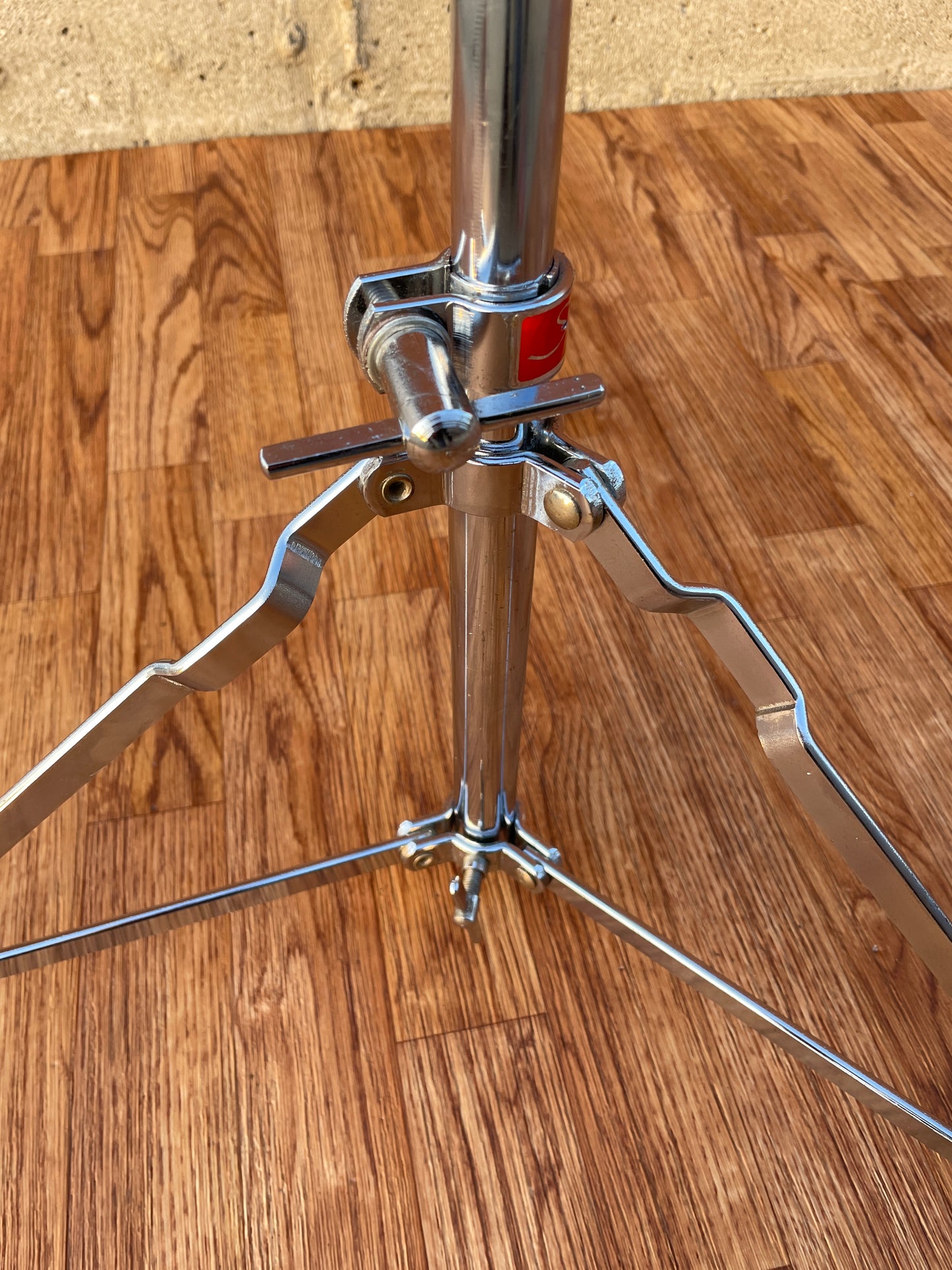 1970s Slingerland No. 66 Buddy Rich Floor Cymbal Stand Red Label