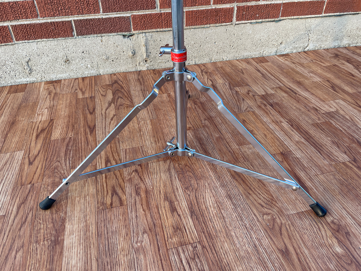 1970s Slingerland No. 66 Buddy Rich Floor Cymbal Stand Red Label