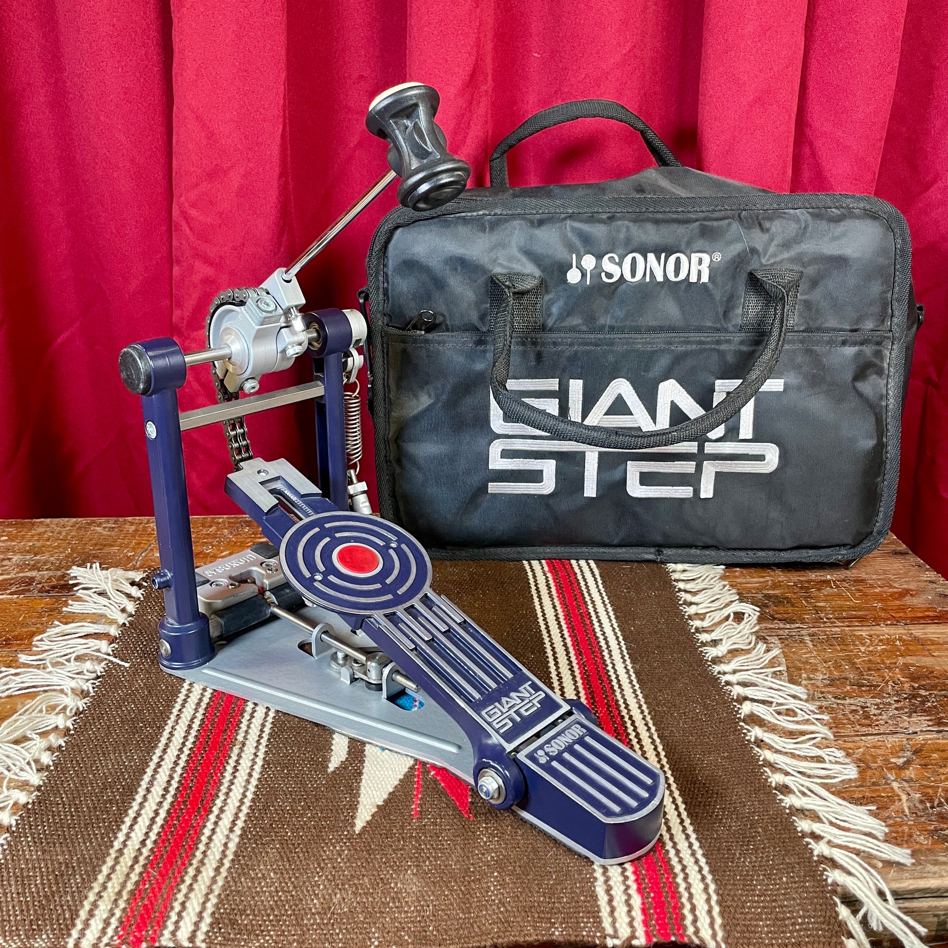 sonor kick pedal Sonor Giant Step Single Bass Drum Pedal w/ Case – Drugan's Drums & Guitars
