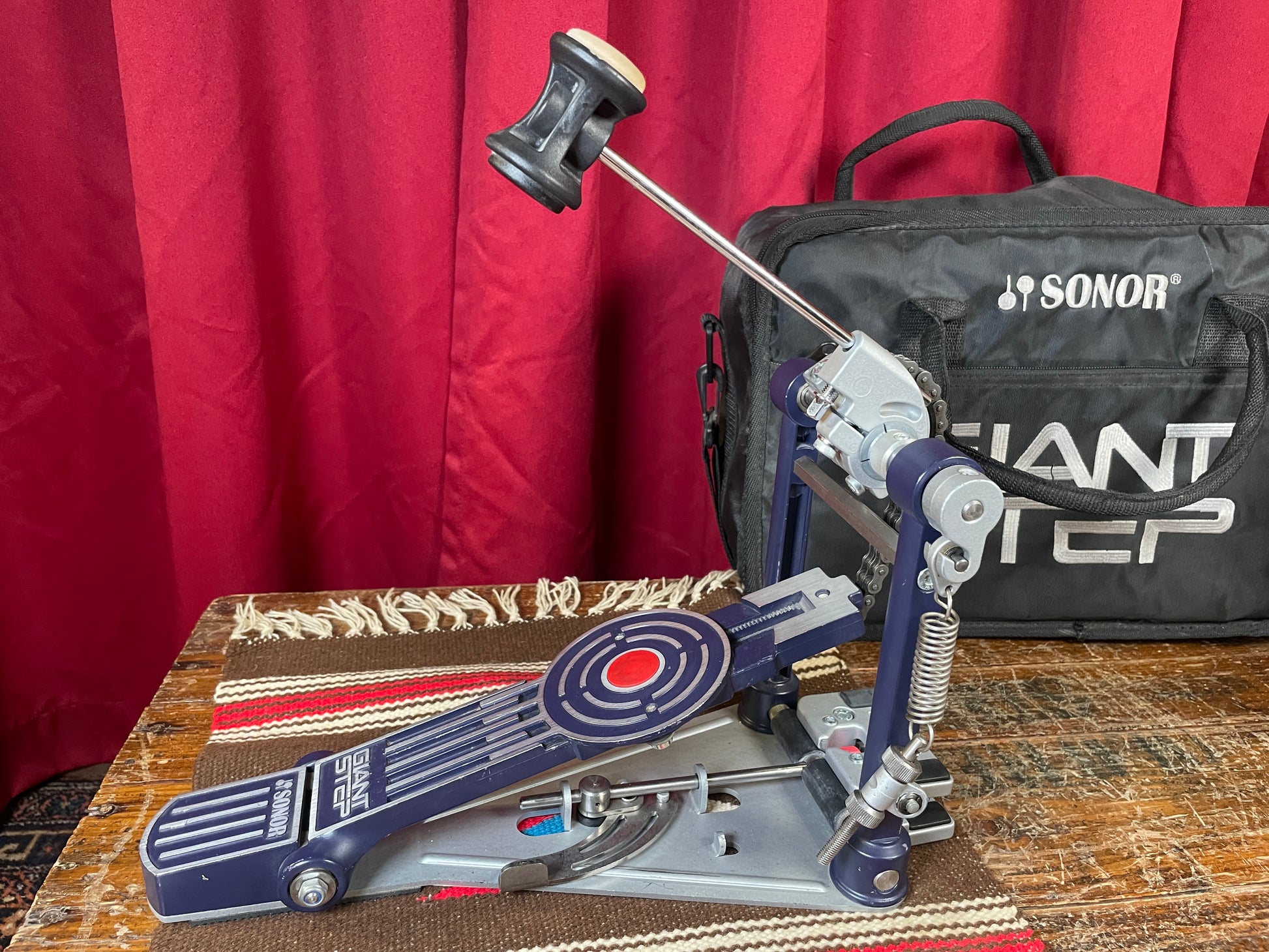 sonor giant step double pedal Sonor Giant Step Single Bass Drum Pedal w/ Case – Drugan's Drums & Guitars