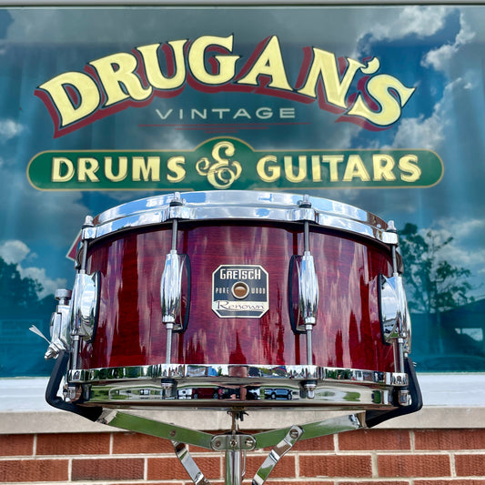 Gretsch Renown Purewood Beech 6.5x14 Snare Drum Cherry Red