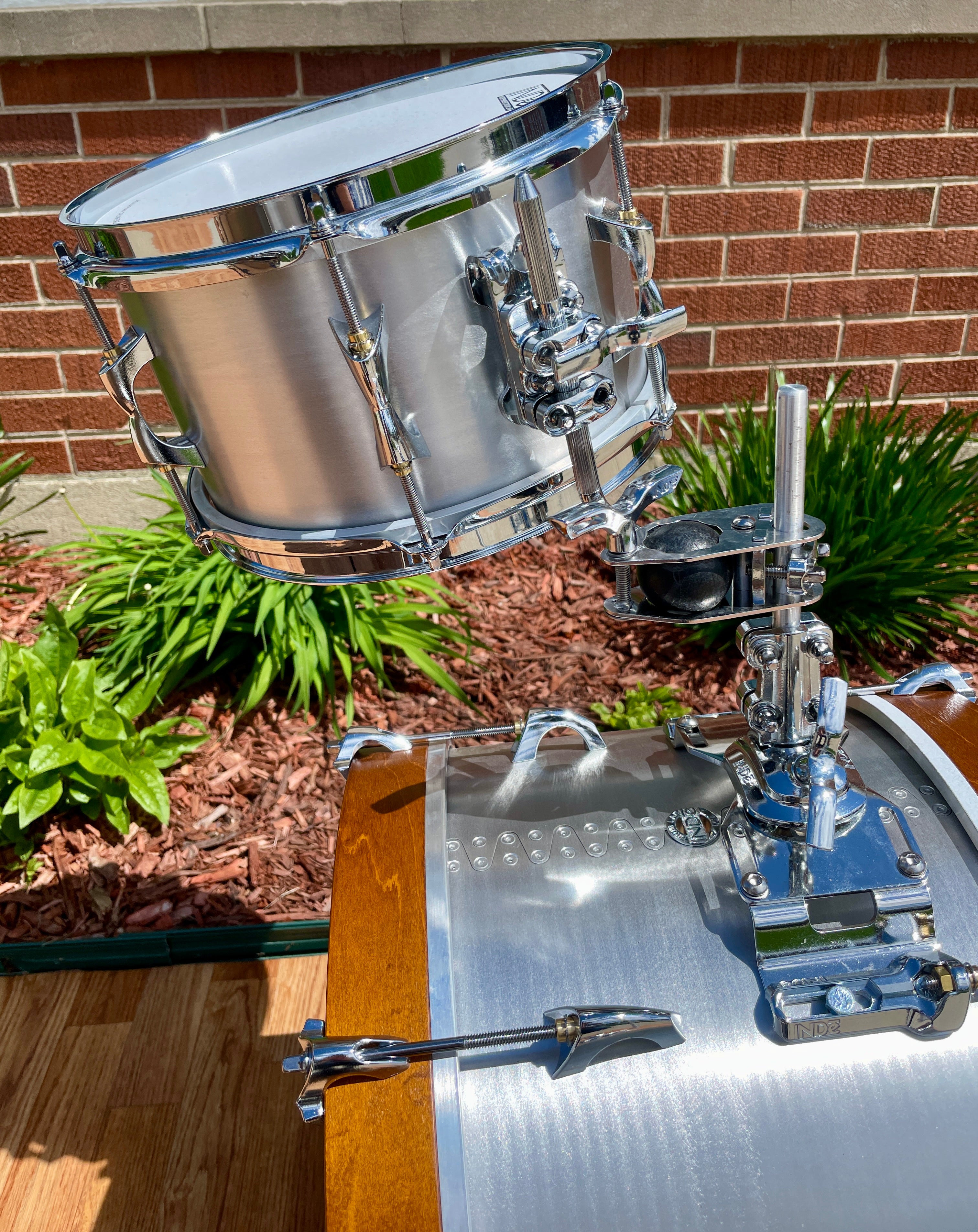 INDe Kalamazoo Series Aluminum Drum Set 18/10/14 w/ 3.75x13 Snare