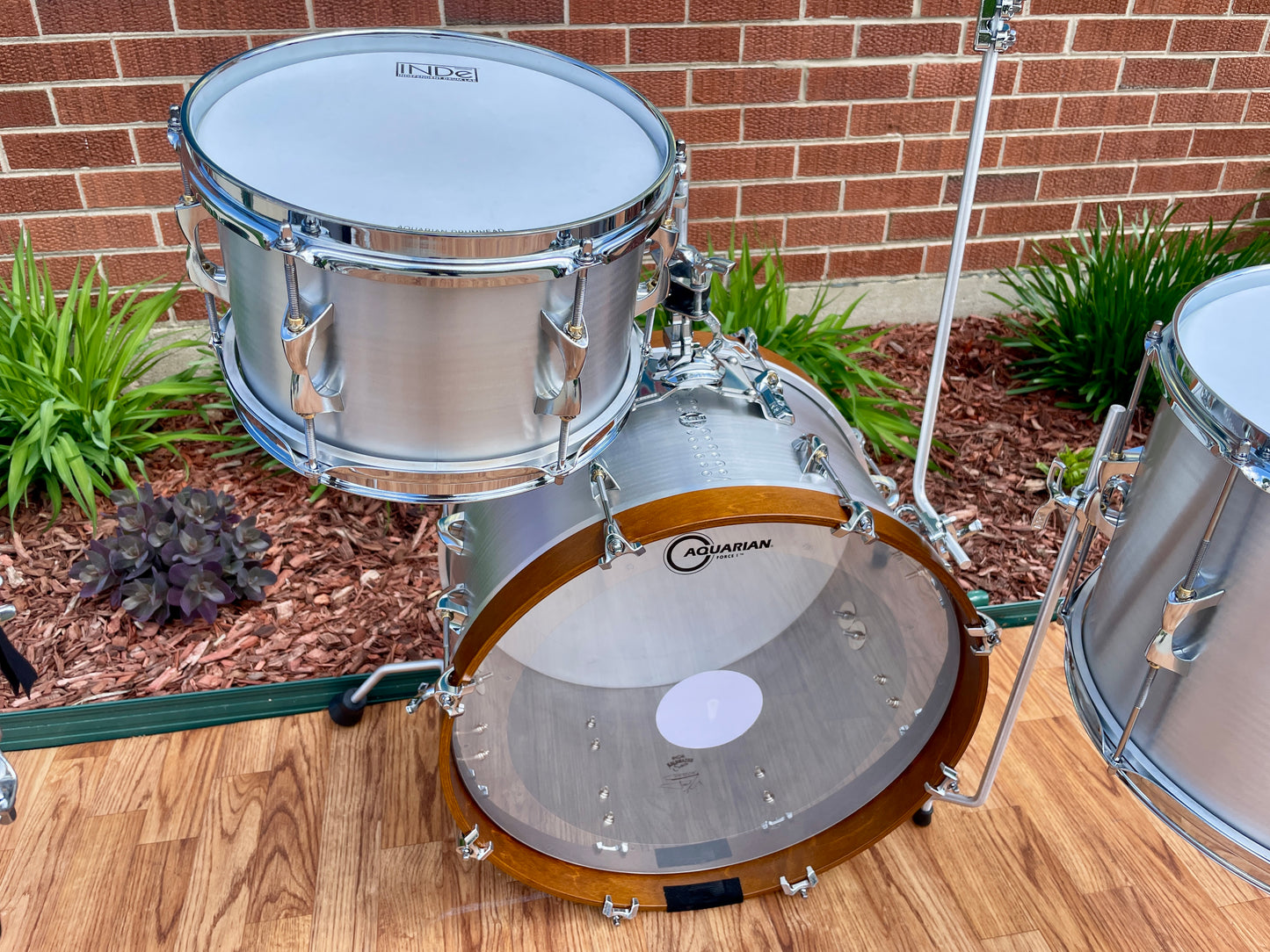 INDe Kalamazoo Series Aluminum Drum Set 18/10/14 w/ 3.75x13 Snare