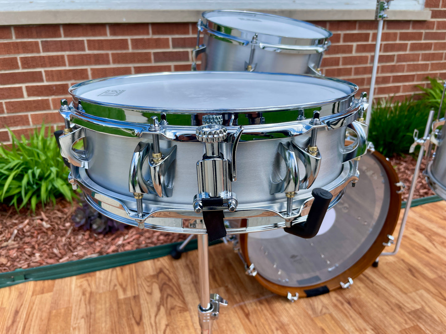INDe Kalamazoo Series Aluminum Drum Set 18/10/14 w/ 3.75x13 Snare