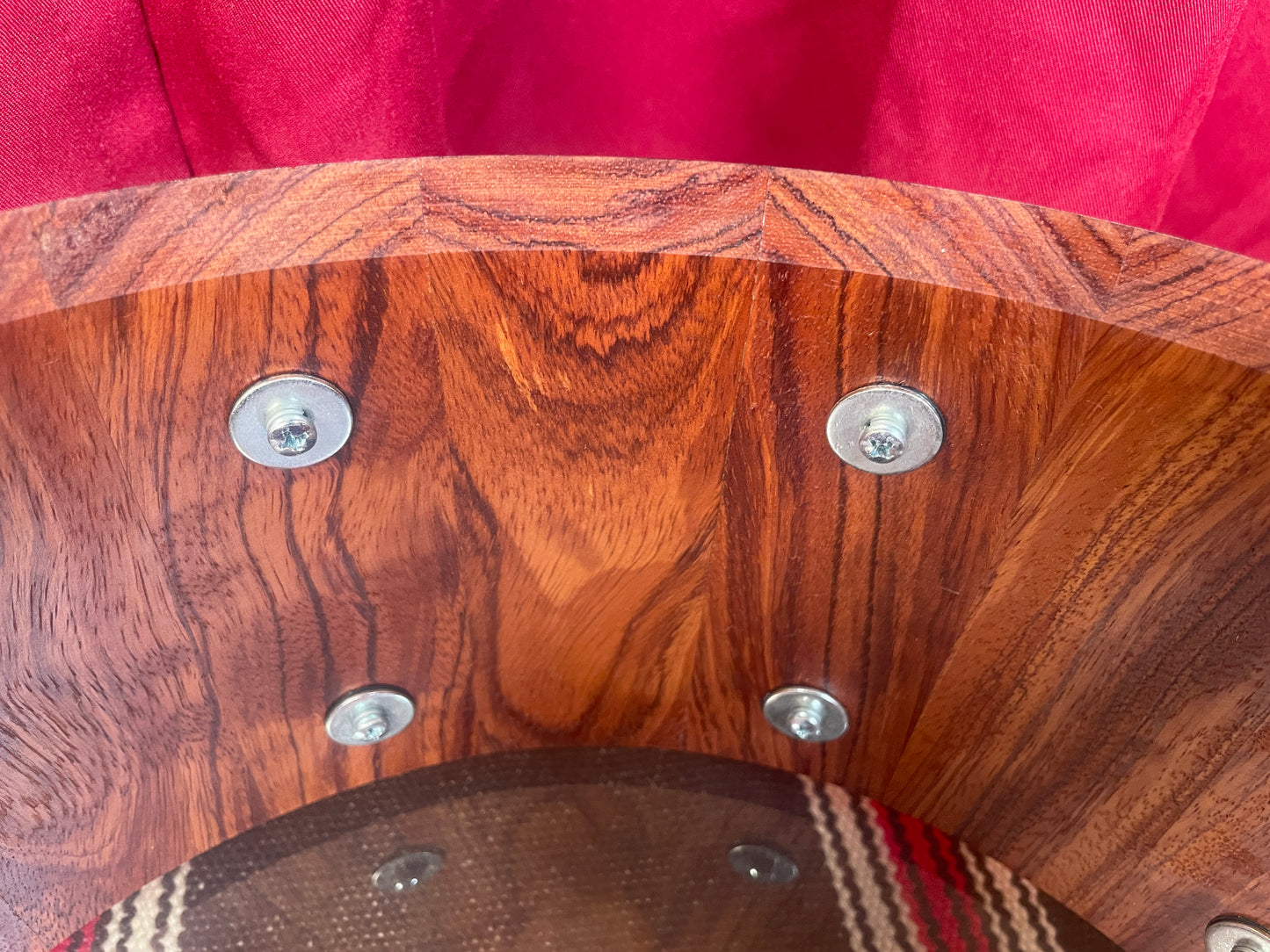 Custom 6.5x14 Stave Shell Snare Drum Diecast Rosewood