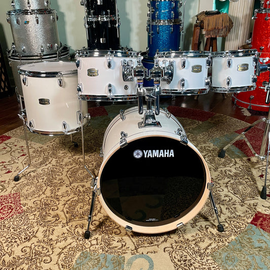 Yamaha Stage Custom Birch 5pc Drum Set Classic White 18/8/10/12/14