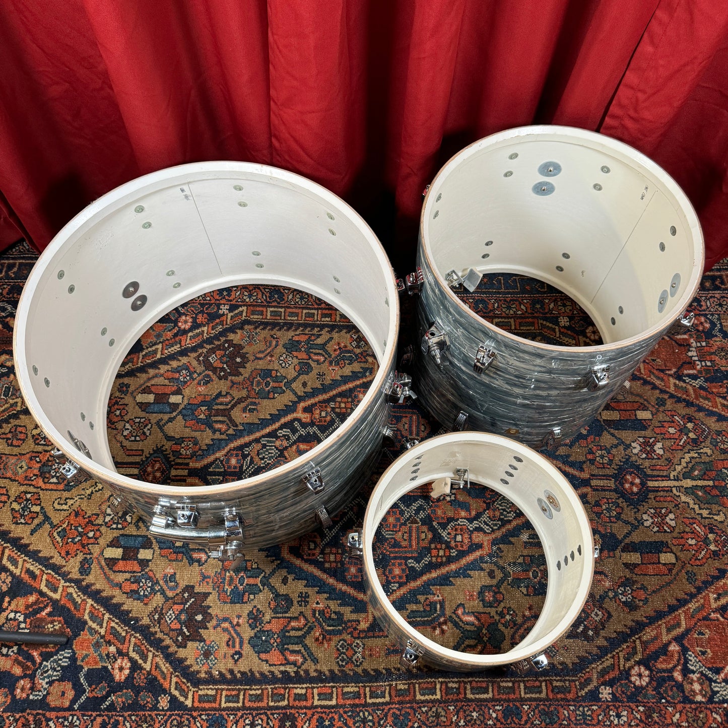 1967 Ludwig Super Classic Drum Set Sky Blue Pearl 22/13/16