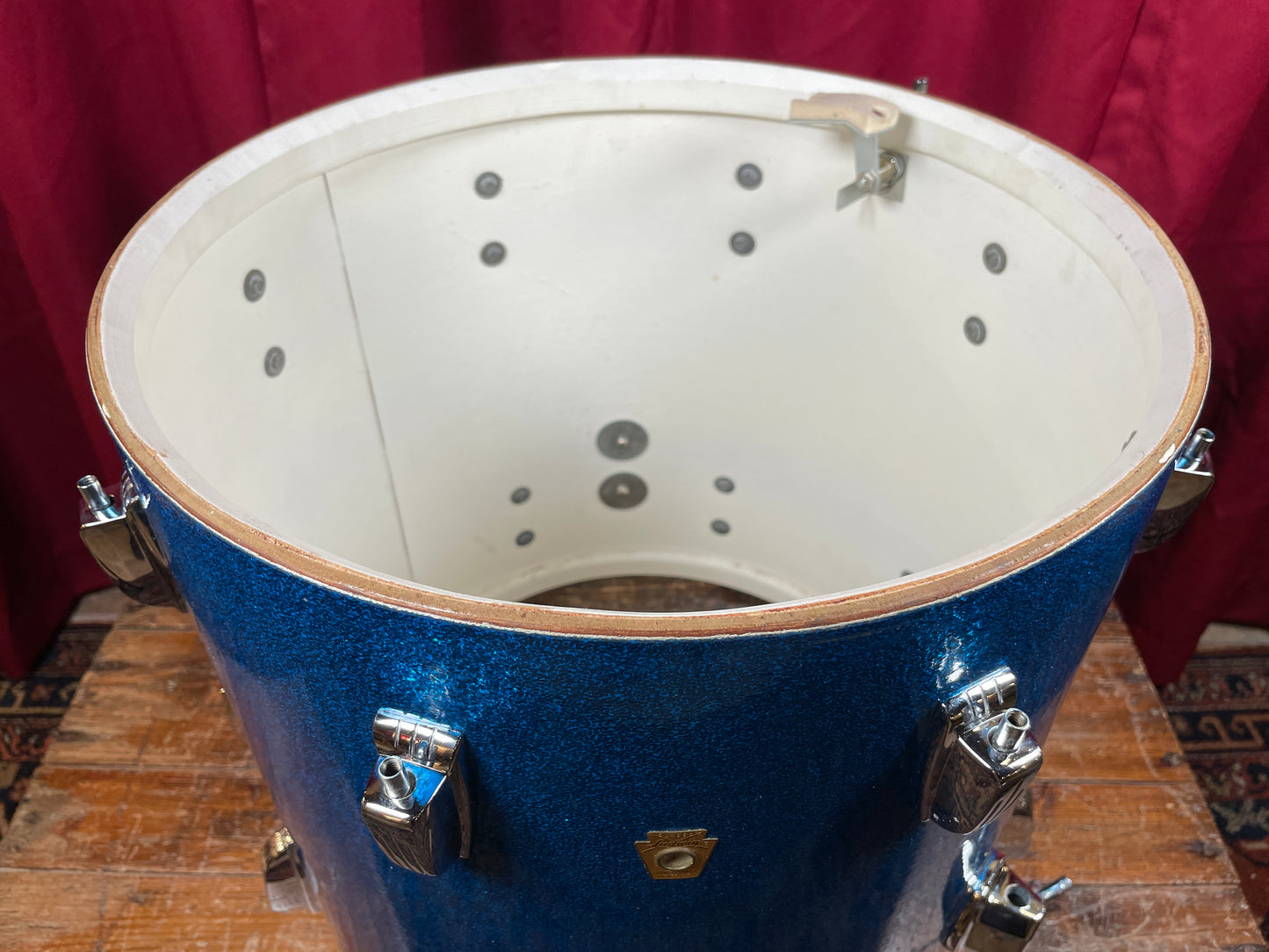 1967 Ludwig Super Classic Drum Set Blue Sparkle 22/13/16