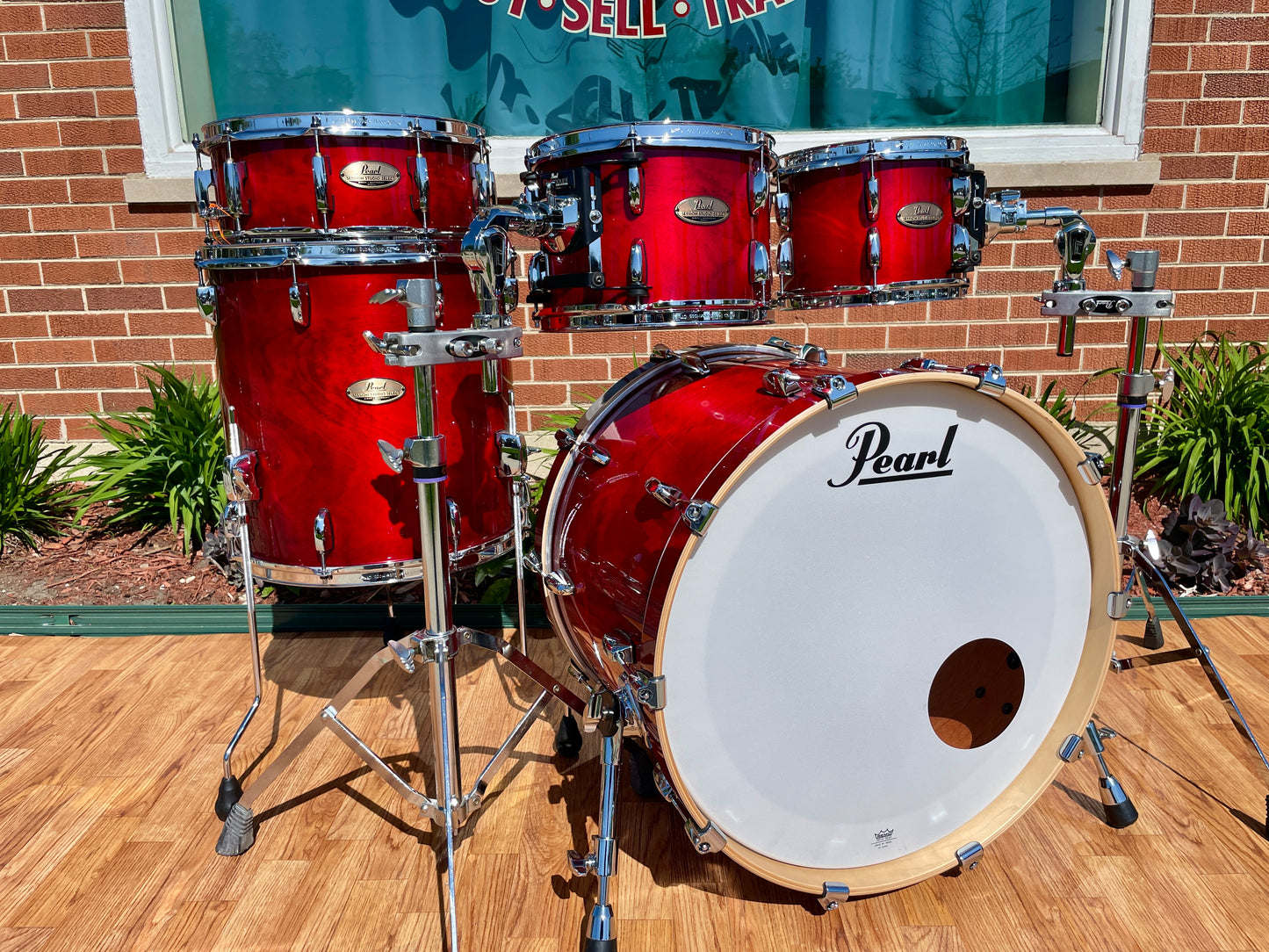Pearl Session Studio Select Drum Set Antique Crimson Burst 22/10/12/16 w/ 5.5x14 Snare