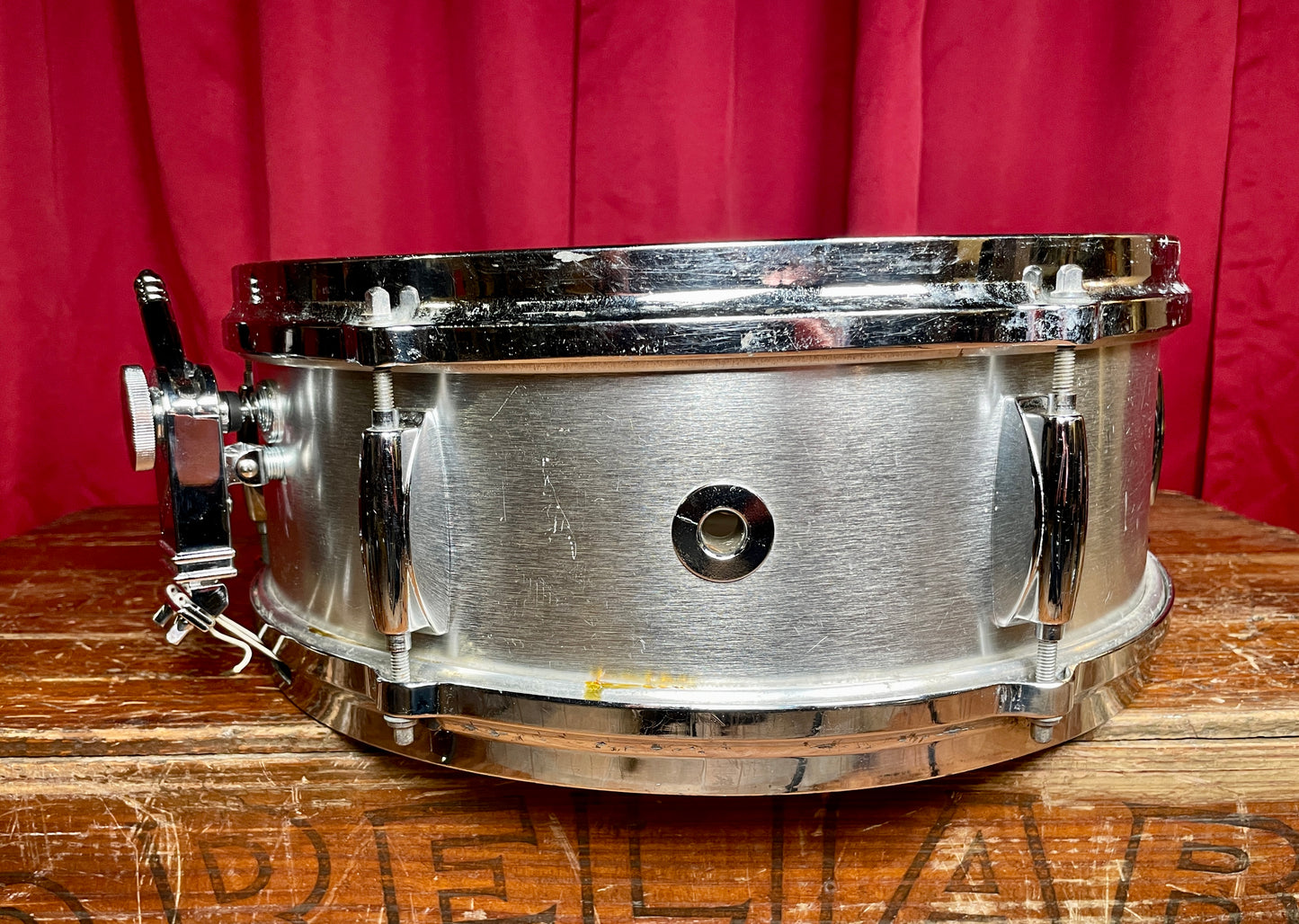 1960s Gretsch 4106 6T 5x14 Brushed Aluminum Snare Drum