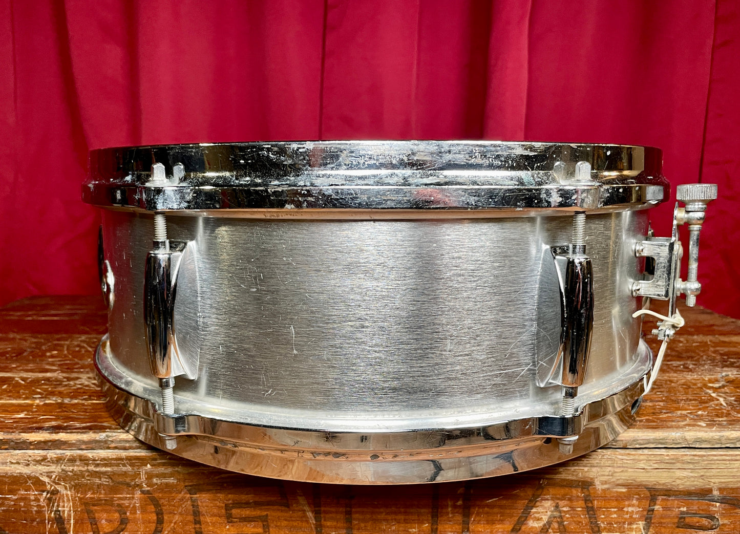 1960s Gretsch 4106 6T 5x14 Brushed Aluminum Snare Drum