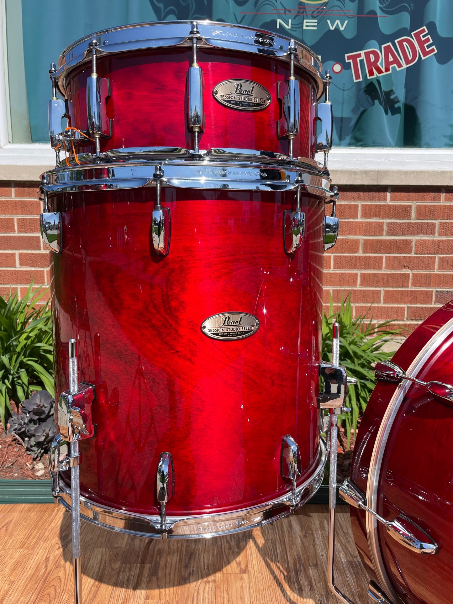 Pearl Session Studio Select Drum Set Antique Crimson Burst 22/10/12/16 w/ 5.5x14 Snare