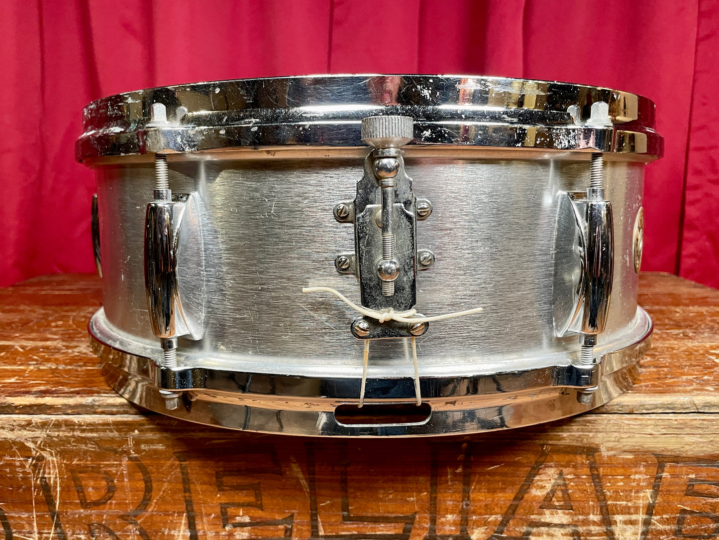 1960s Gretsch 4106 6T 5x14 Brushed Aluminum Snare Drum