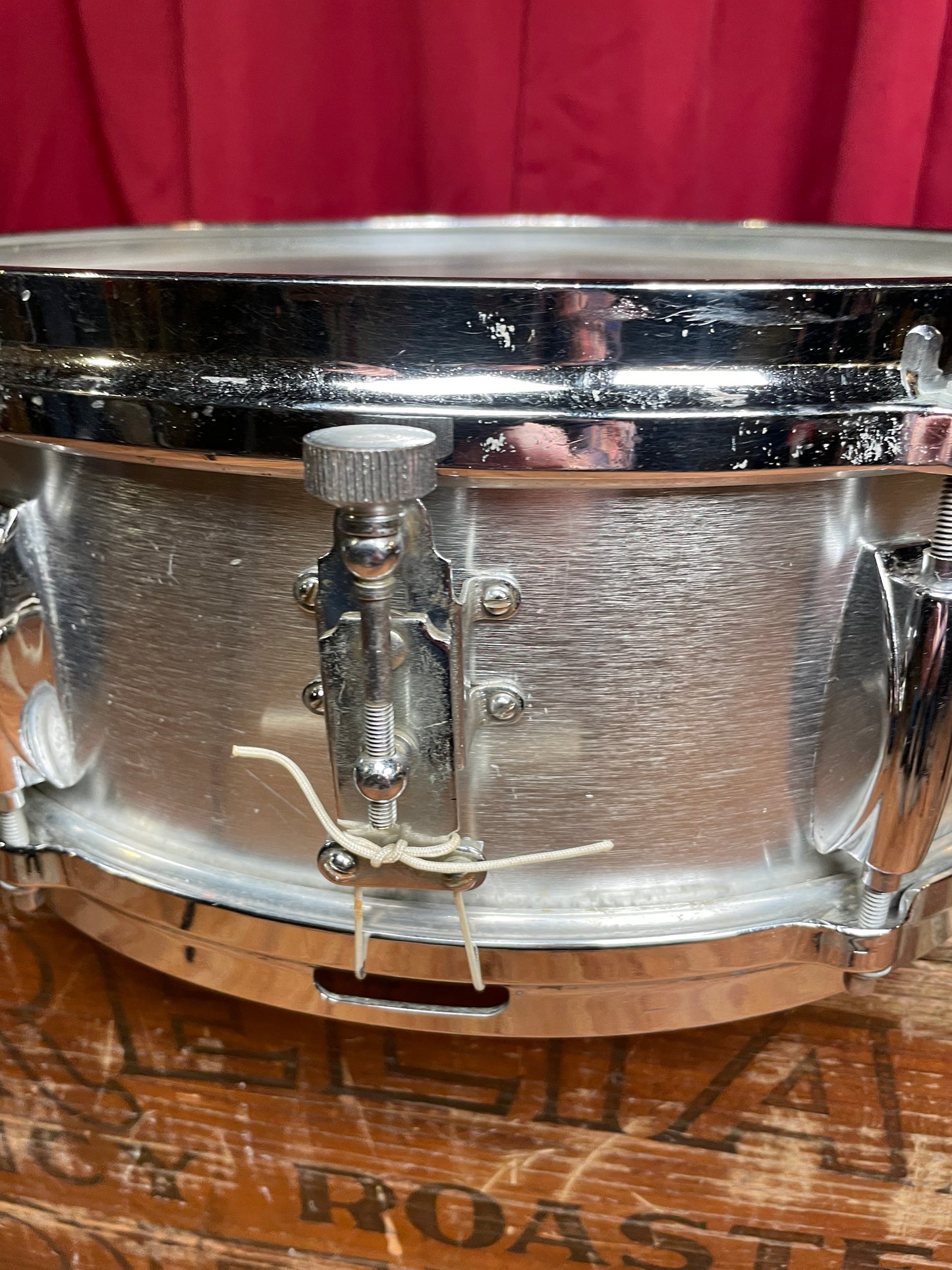 1960s Gretsch 4106 6T 5x14 Brushed Aluminum Snare Drum