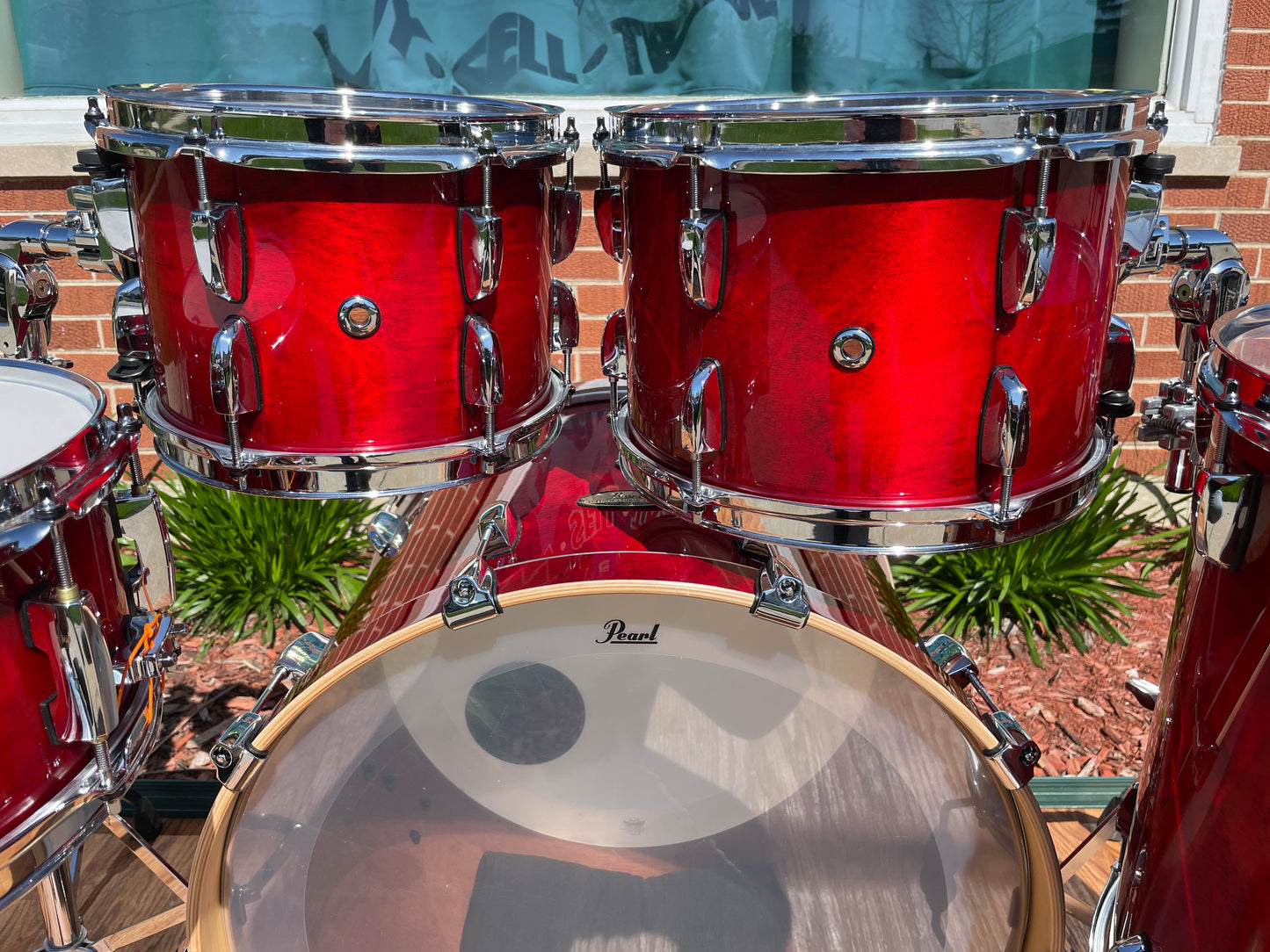 Pearl Session Studio Select Drum Set Antique Crimson Burst 22/10/12/16 w/ 5.5x14 Snare