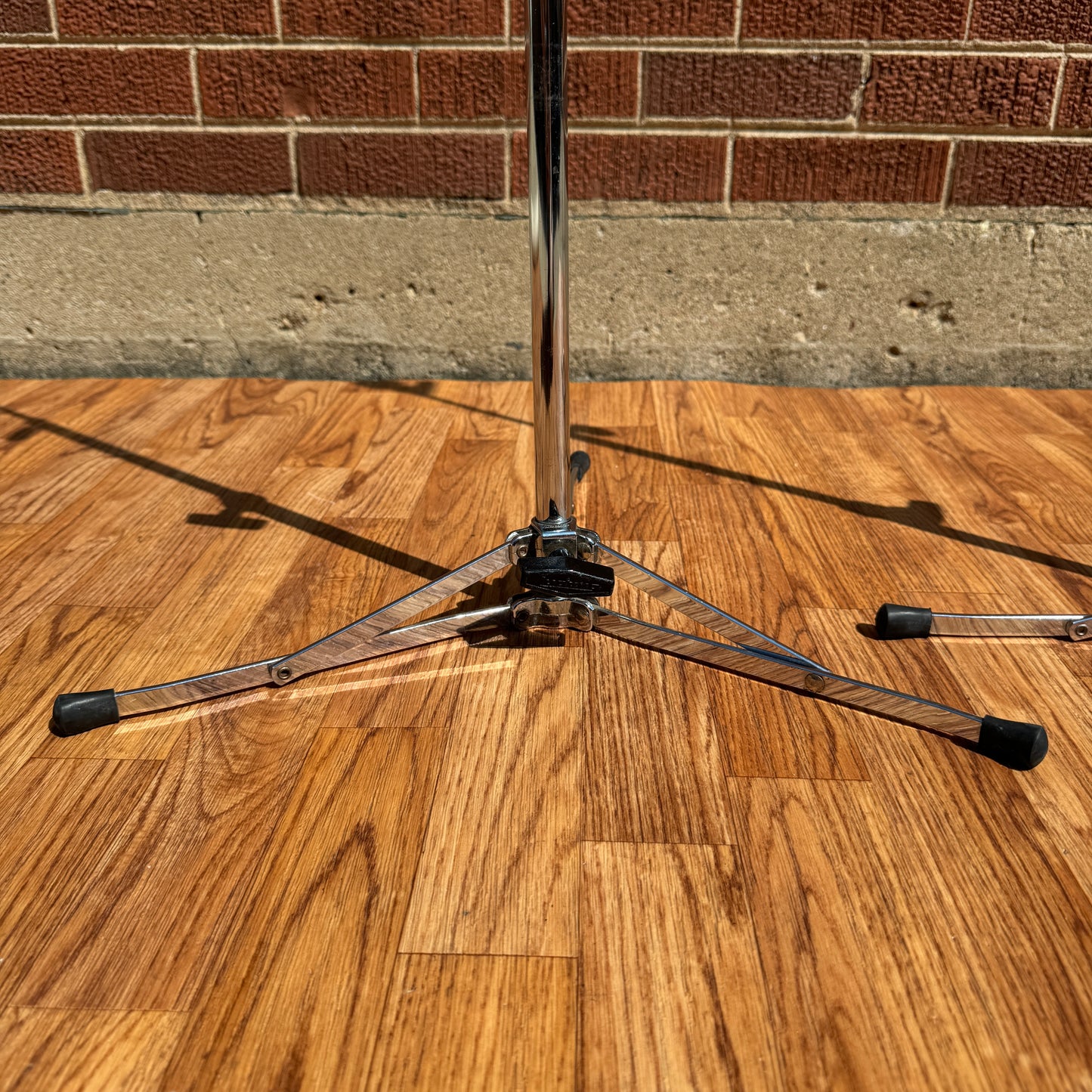 1980s Ludwig L-1400 Straight Flat Base Cymbal Stand Pair (2pcs)