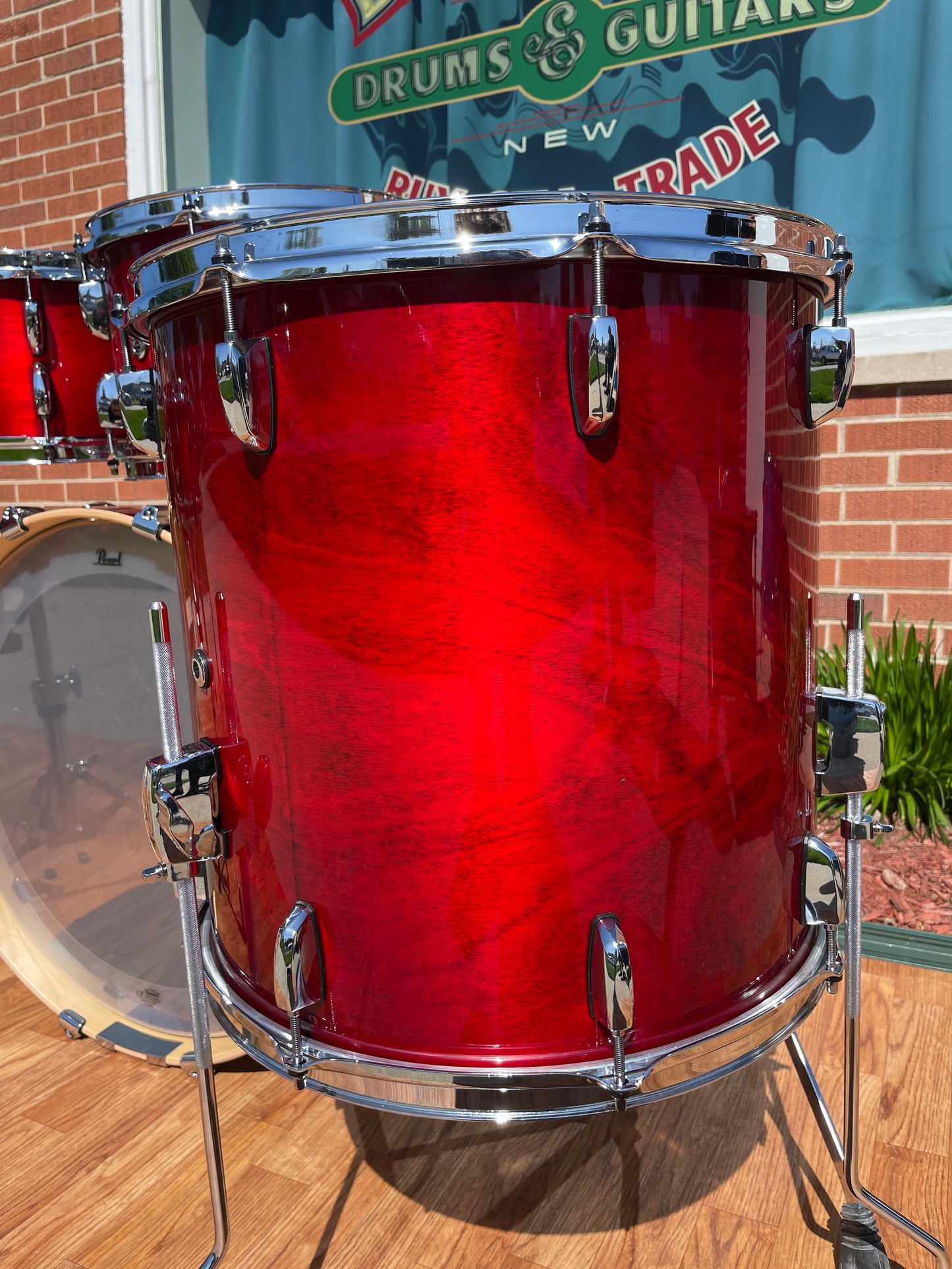 Pearl Session Studio Select Drum Set Antique Crimson Burst 22/10/12/16 w/ 5.5x14 Snare