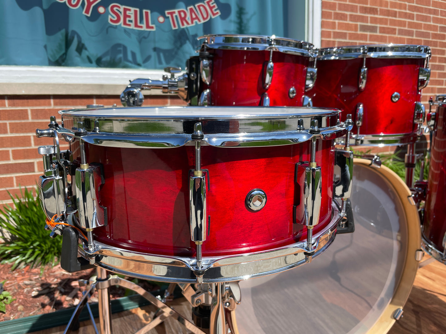 Pearl Session Studio Select Drum Set Antique Crimson Burst 22/10/12/16 w/ 5.5x14 Snare