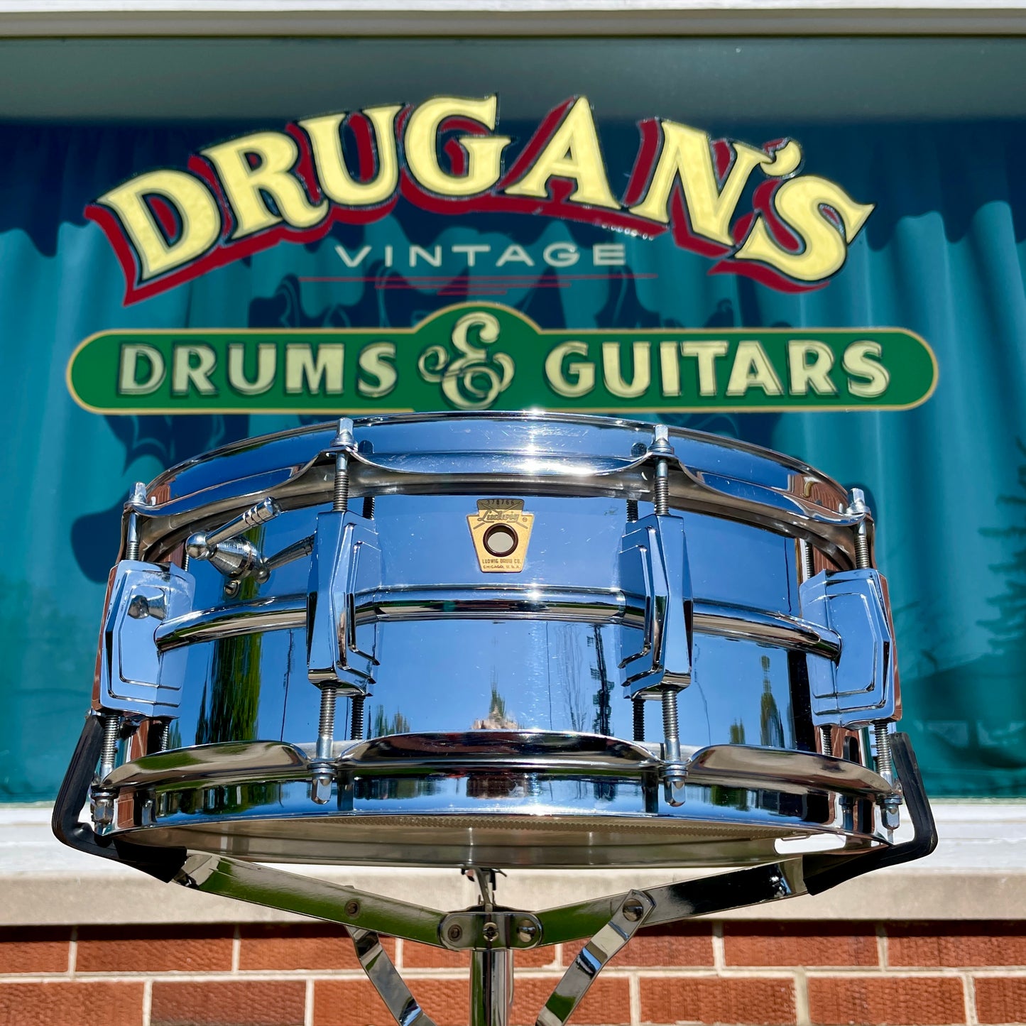 1966 Ludwig 5x14 Supraphonic No. 400 Snare Drum Supra-Phonic