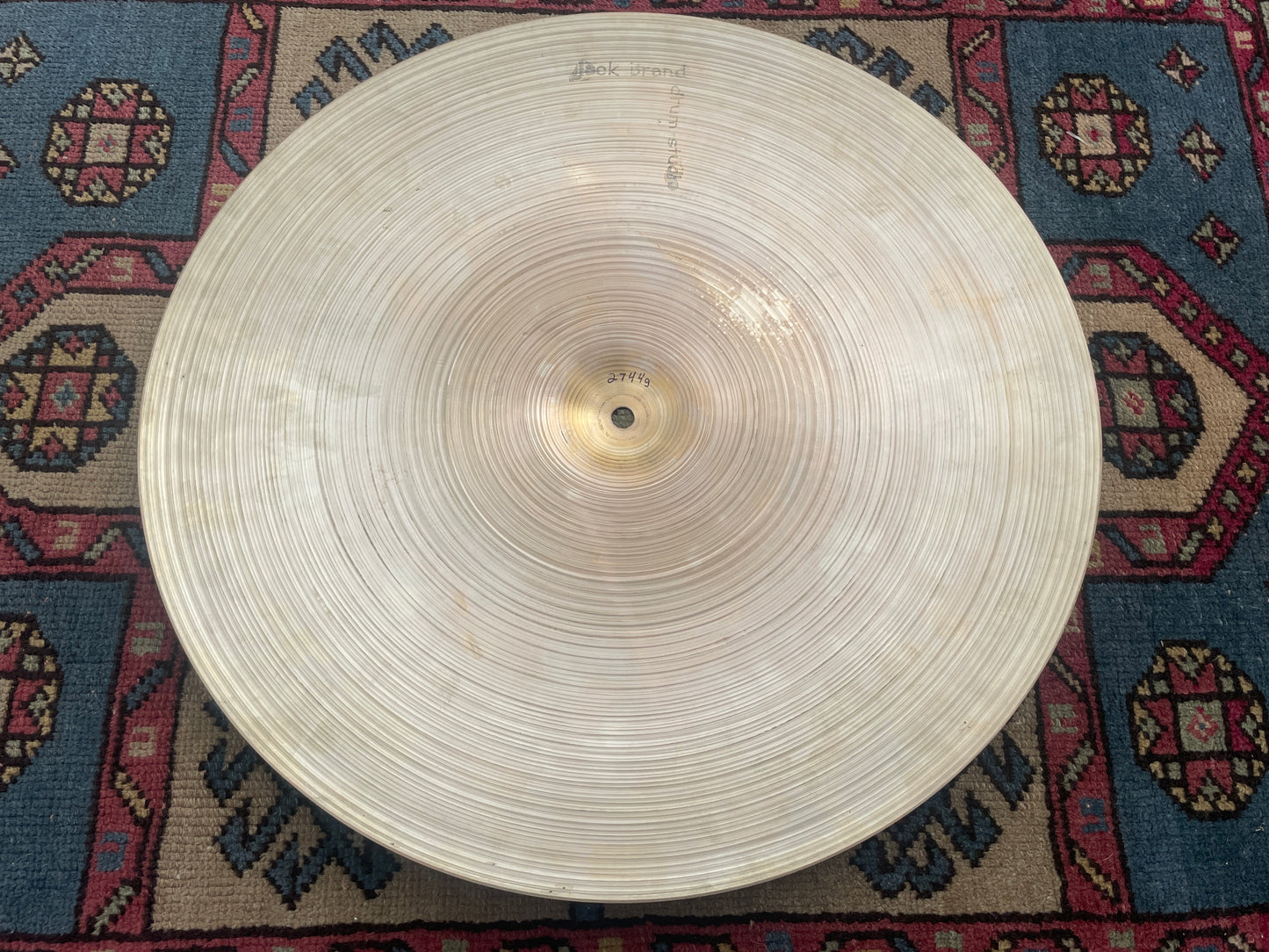 20" Zildjian A 1970s Mini Cup Ride Cymbal 2744g *Video Demo*