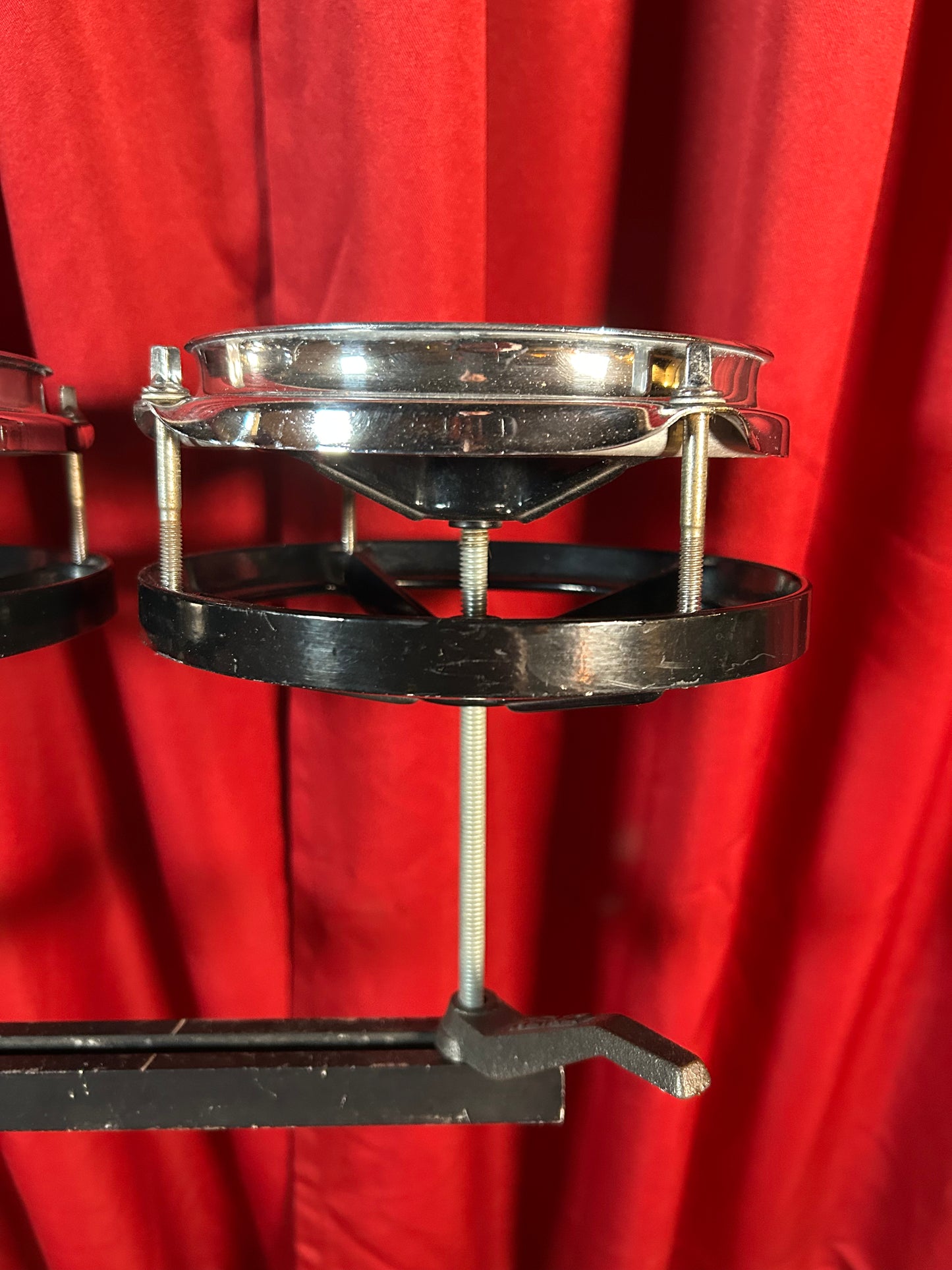 Remo RotoTom 3pc Set 6/8/10 Black w/ Stand Roto Tom Drum