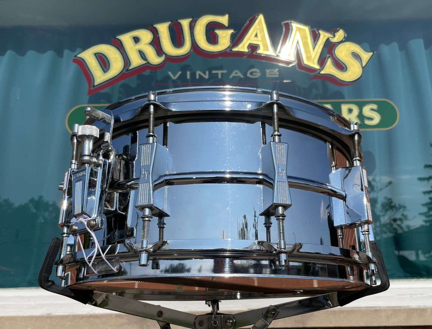 Vintage Sonor 6.5x14 Phonic Ferro-Manganese Steel Snare Drum D506