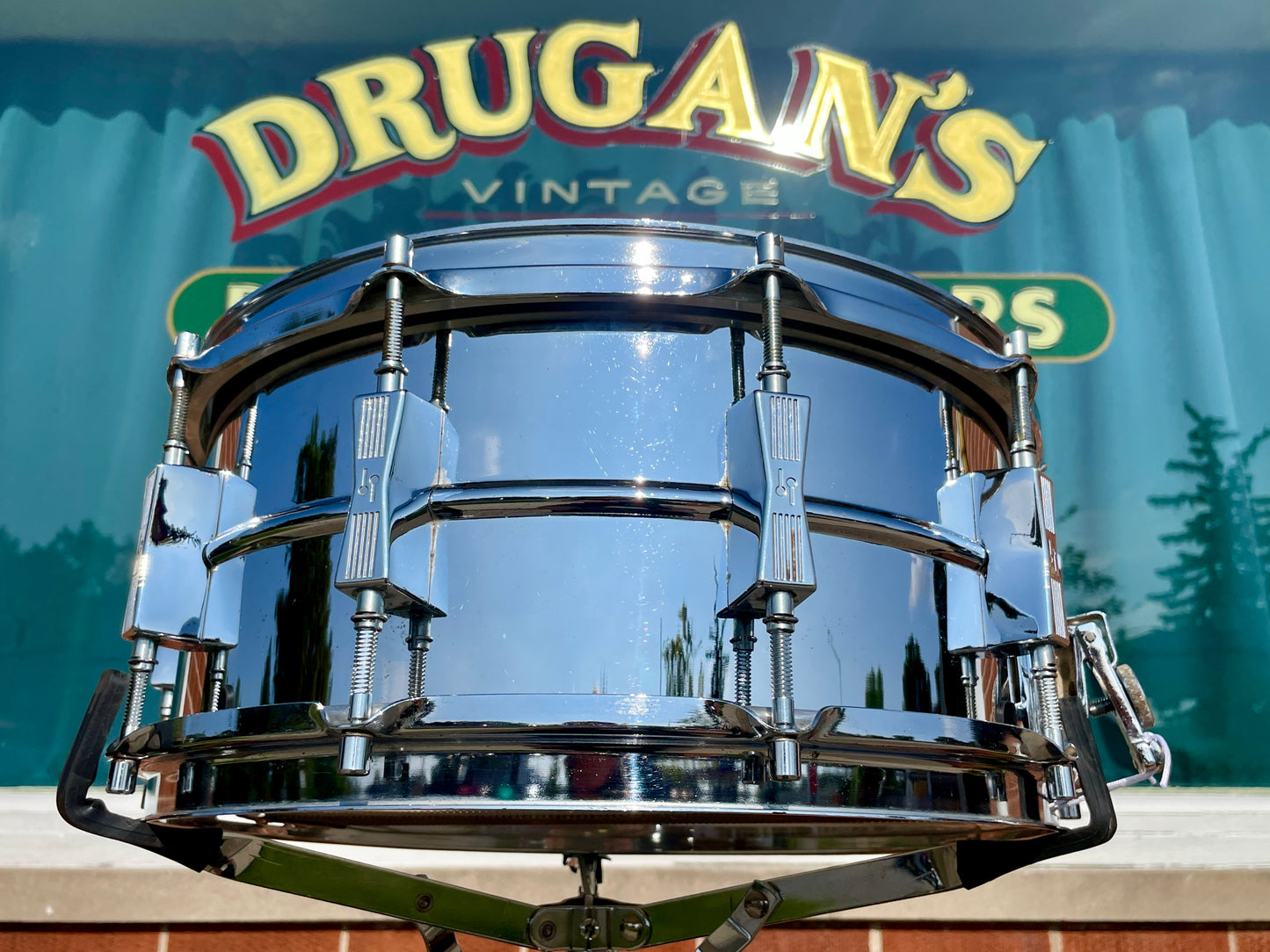 Vintage Sonor 6.5x14 Phonic Ferro-Manganese Steel Snare Drum D506