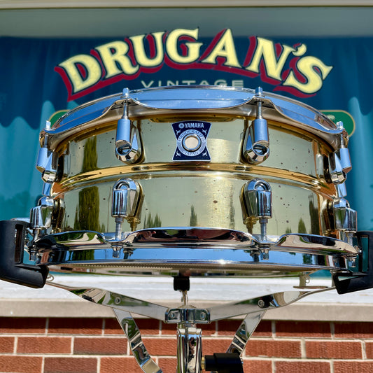 Yamaha SD-4455 Brass Shell 5.5x14 Snare Drum MIJ