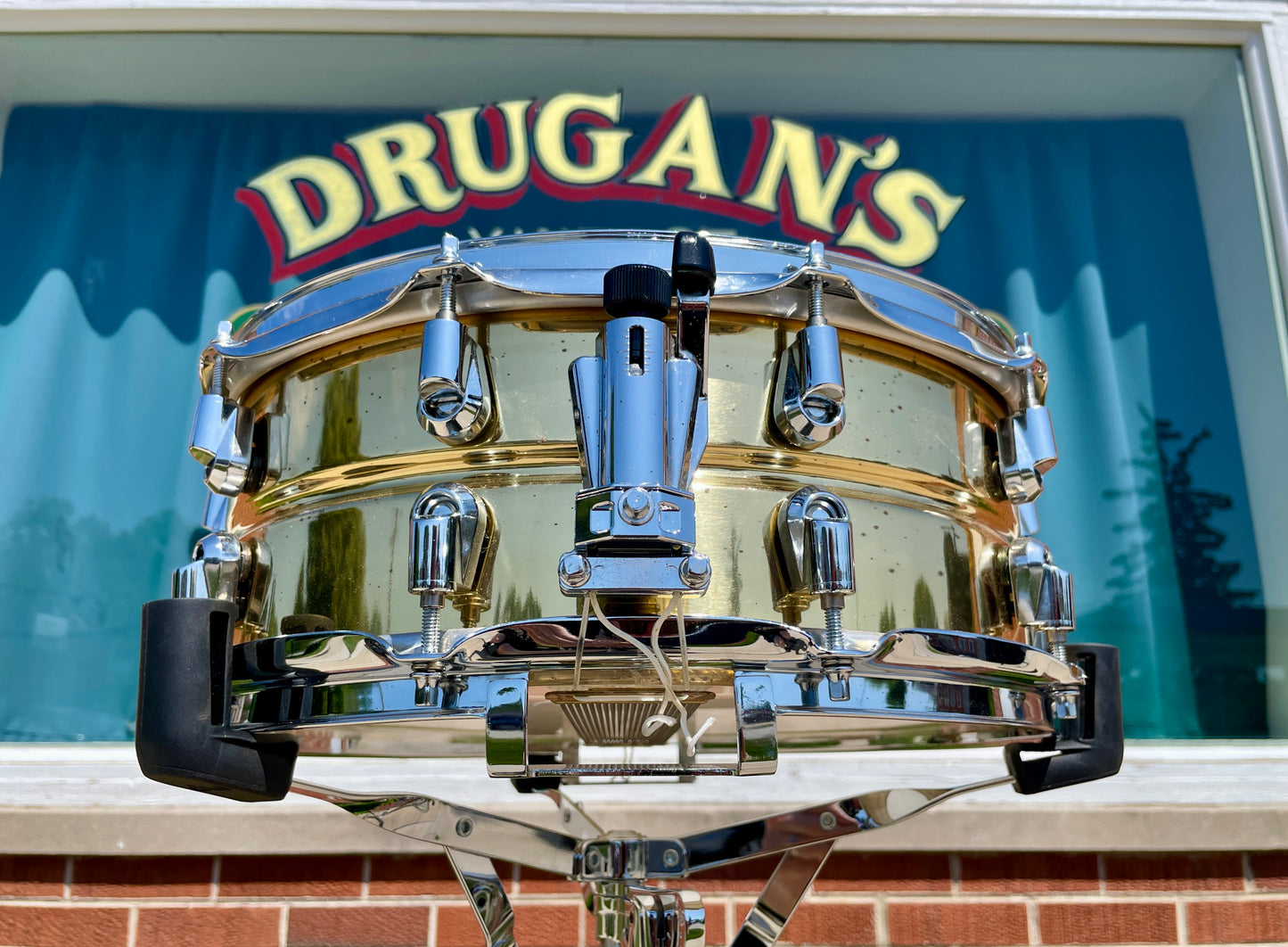 Yamaha SD-4455 Brass Shell 5.5x14 Snare Drum MIJ