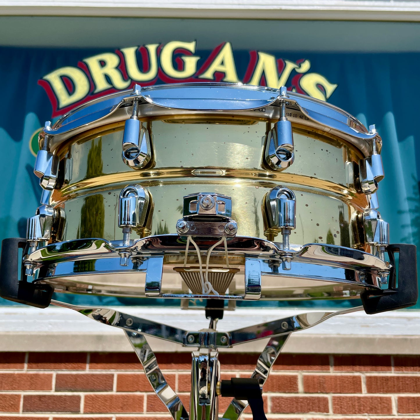 Yamaha SD-4455 Brass Shell 5.5x14 Snare Drum MIJ