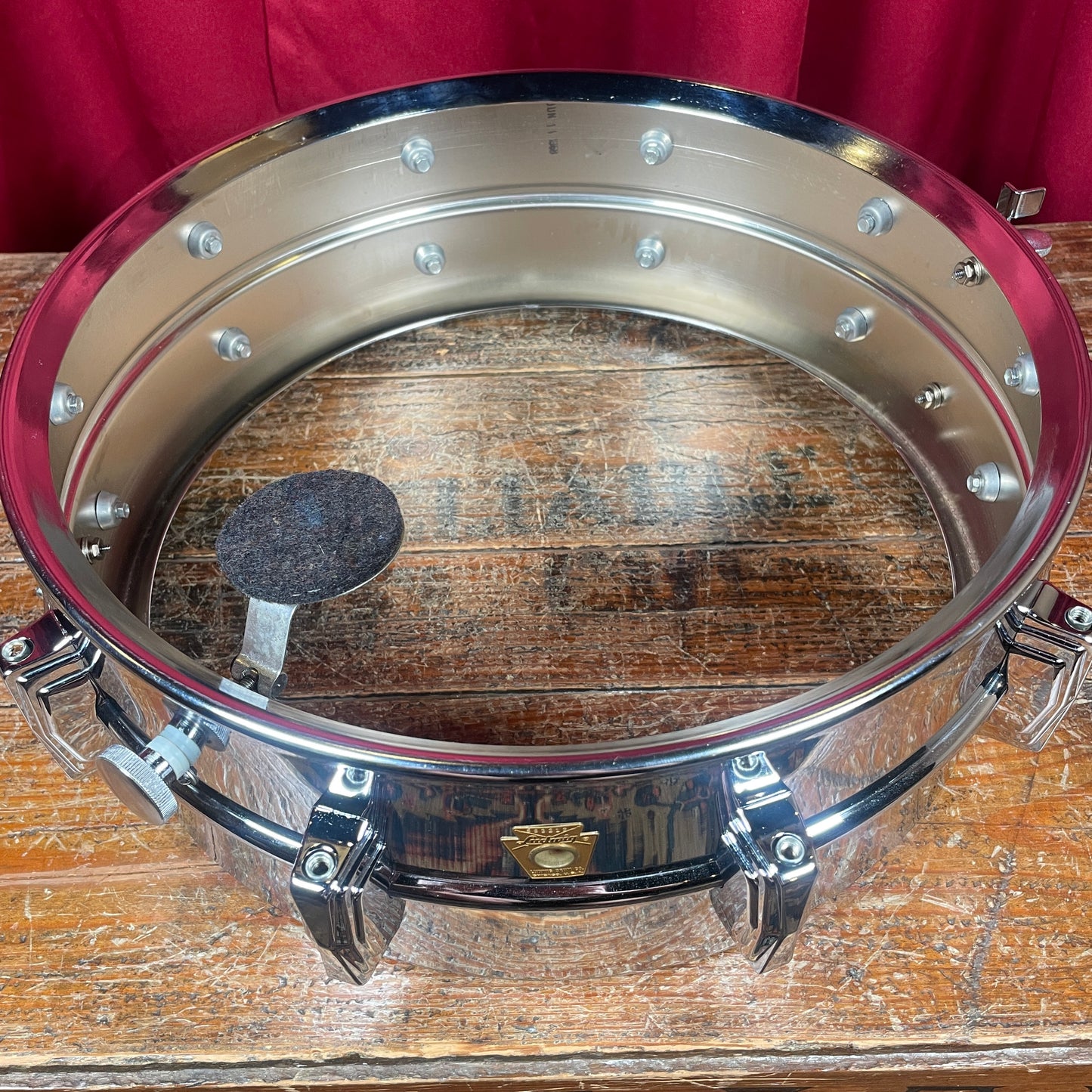 1968 Ludwig 5x14 Supraphonic No. 400 Snare Drum Supra-Phonic CLEAN!