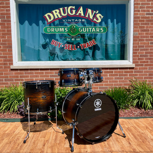 Yamaha Live Custom Hybrid Oak Drum Set UZU Earth Sunburst 22/10/12/16