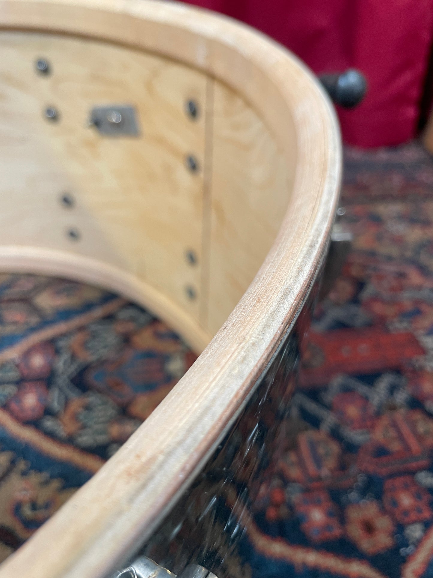 1959 Ludwig New Yorker Drum Set Black Diamond Pearl Trans Badge 22/12